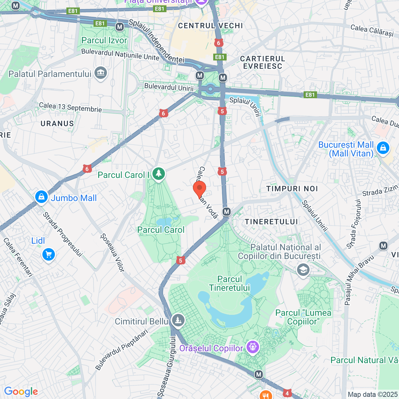 Poza harta streetview, zoom 14, adresa București, Calea Șerban Vodă, Nr. 176, , judetul