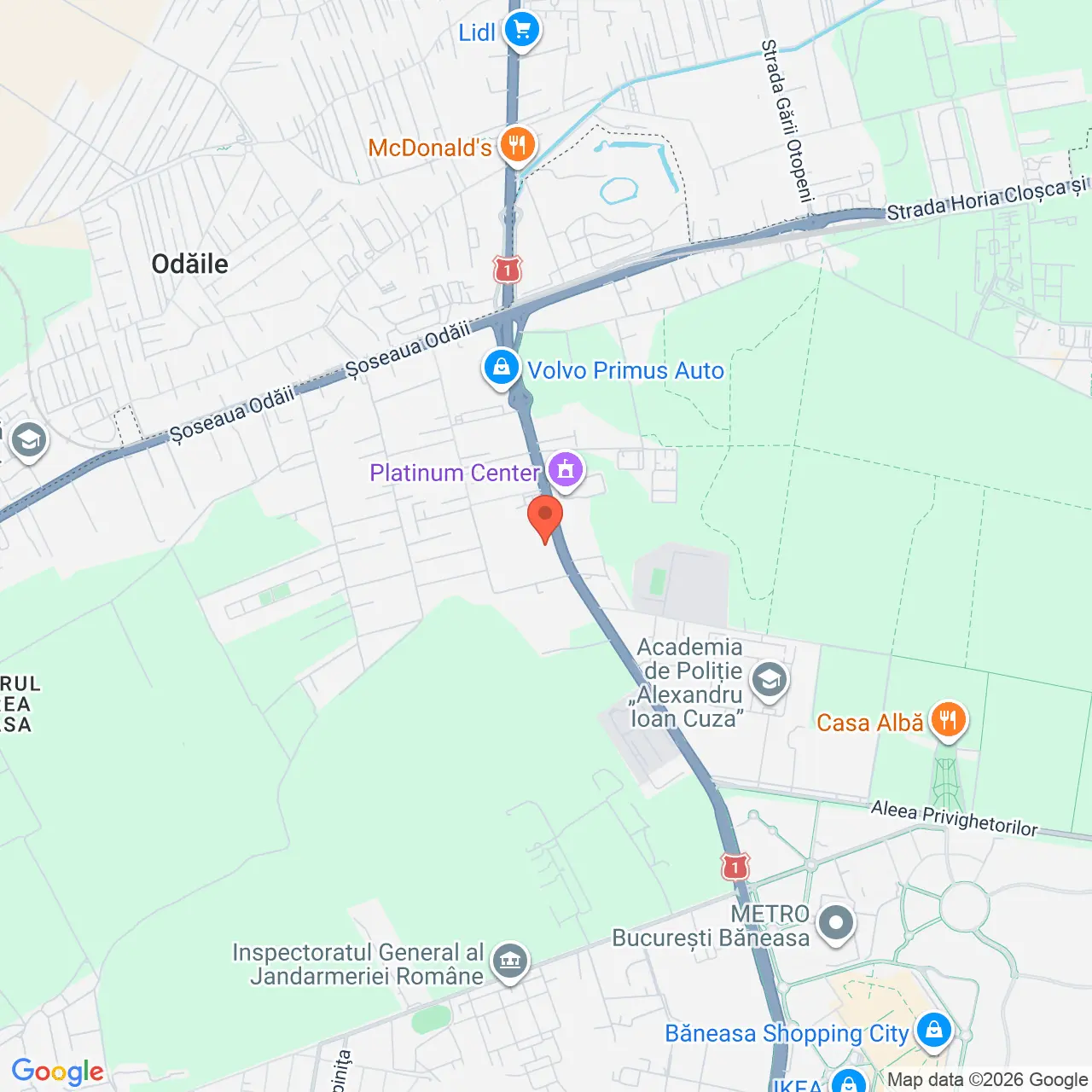 Poza harta streetview, zoom 14, adresa Soseaua Bucuresti - Ploiesti, nr. 113 Sector 1 Bucuresti, , judetul