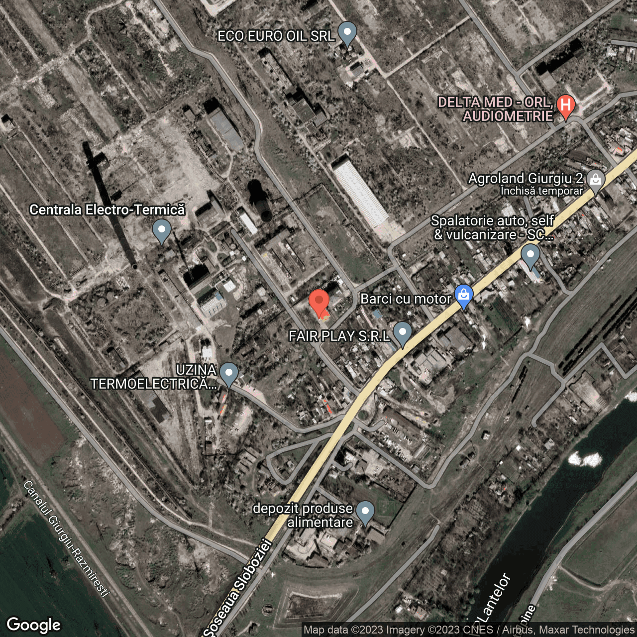 Poza harta hybrid, zoom 16, adresa Giurgiu, , judetul