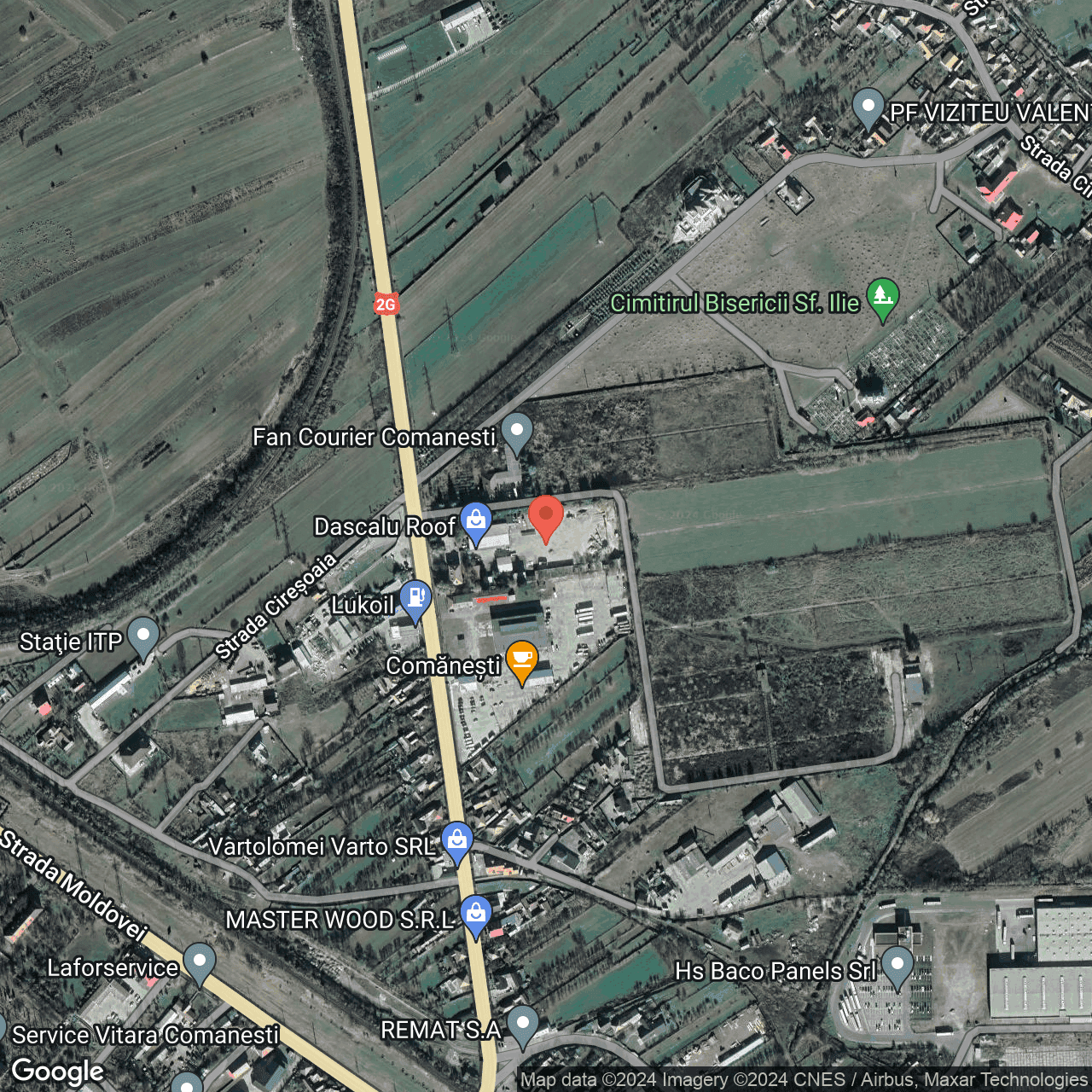 Poza harta hybrid, zoom 16, adresa str. Combinatului, Comănești, , judetul