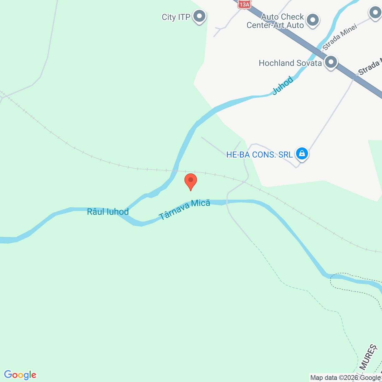 Poza harta streetview, zoom 16, adresa Sovata, str. Praidului, nr. 143C, , judetul