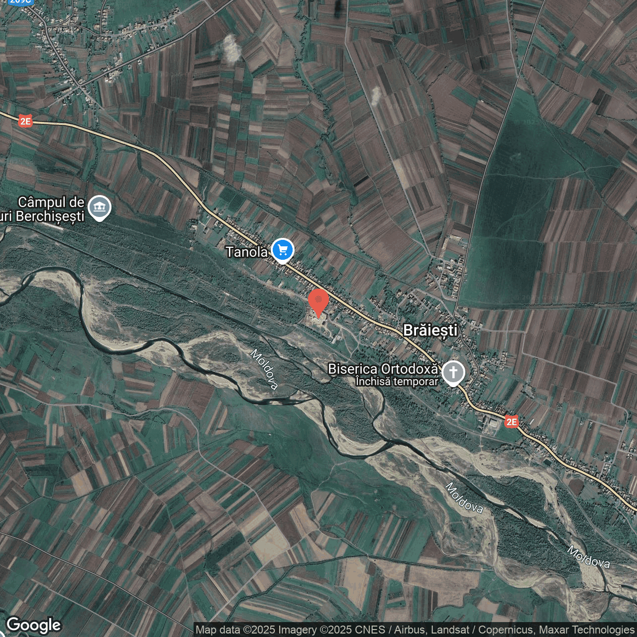 Poza harta hybrid, zoom 14, adresa Cornu Luncii Suceava, , judetul