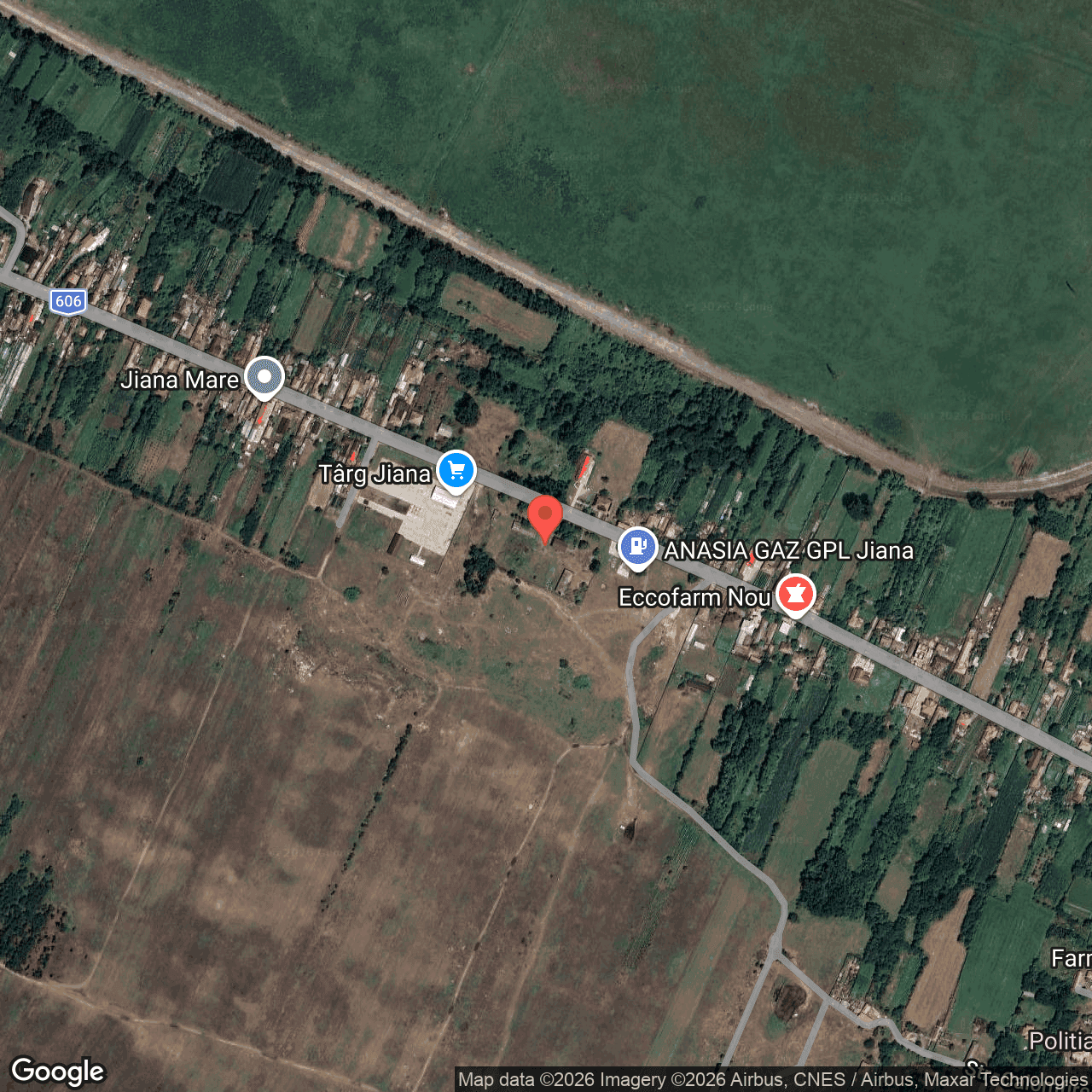 Poza harta hybrid, zoom 16, adresa Jiana Mare Mehedinti, , judetul