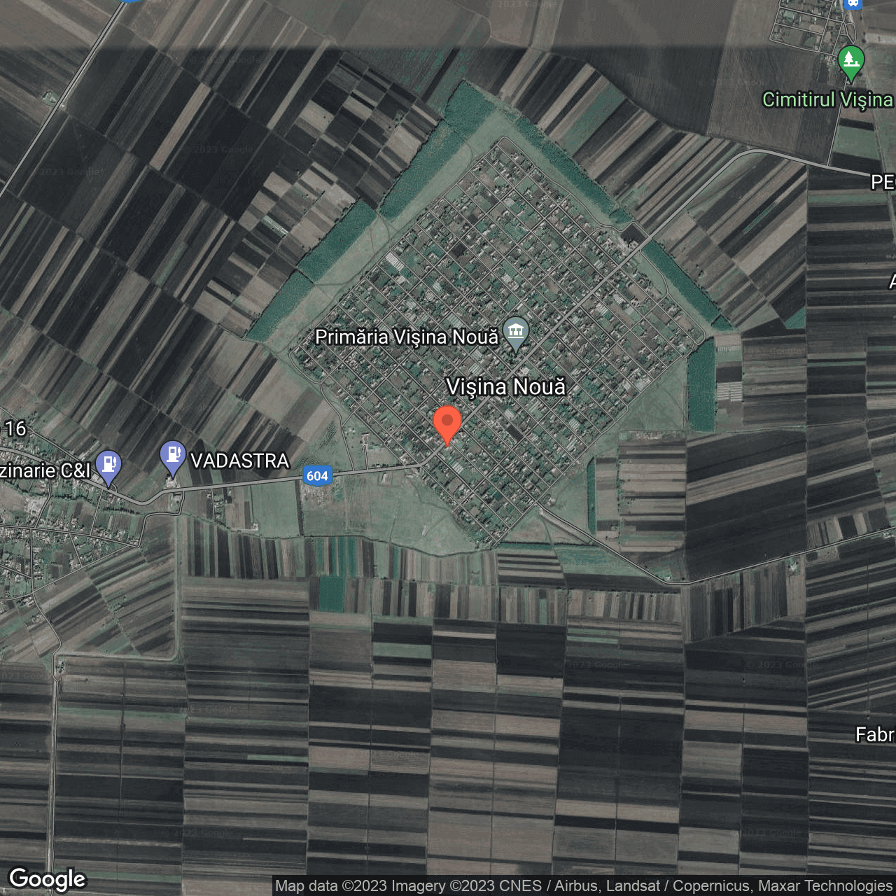 Poza harta hybrid, zoom 14, adresa Visina Noua Olt, , judetul