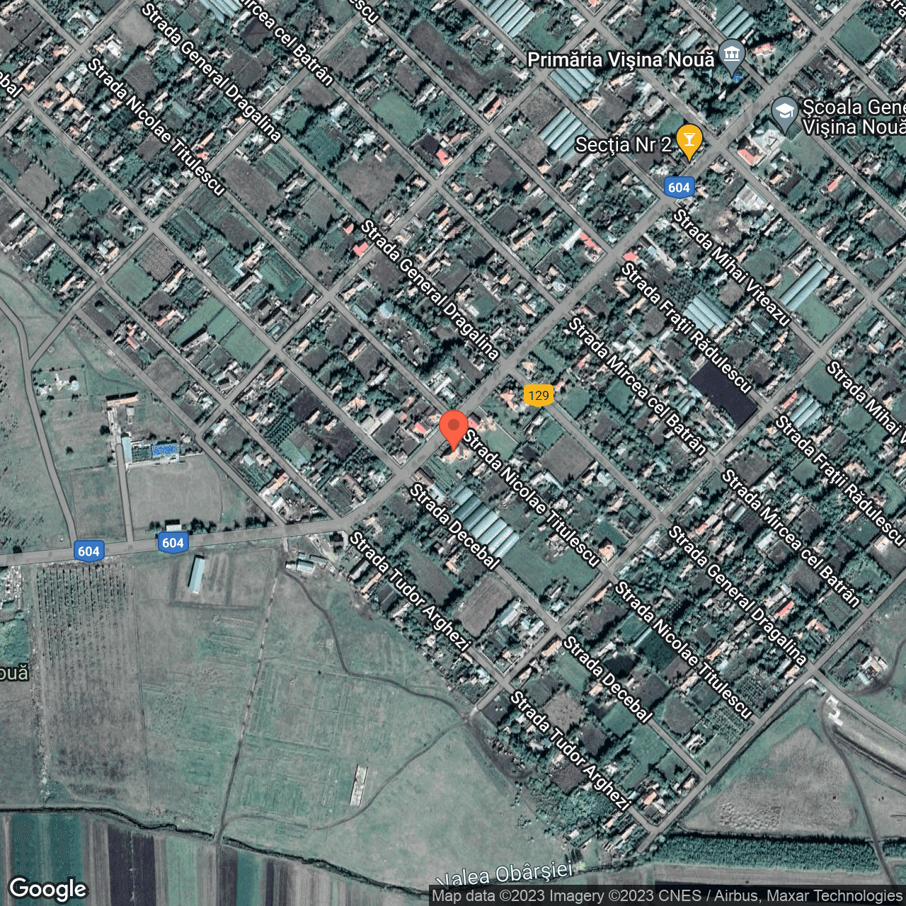 Poza harta hybrid, zoom 16, adresa Visina Noua Olt, , judetul