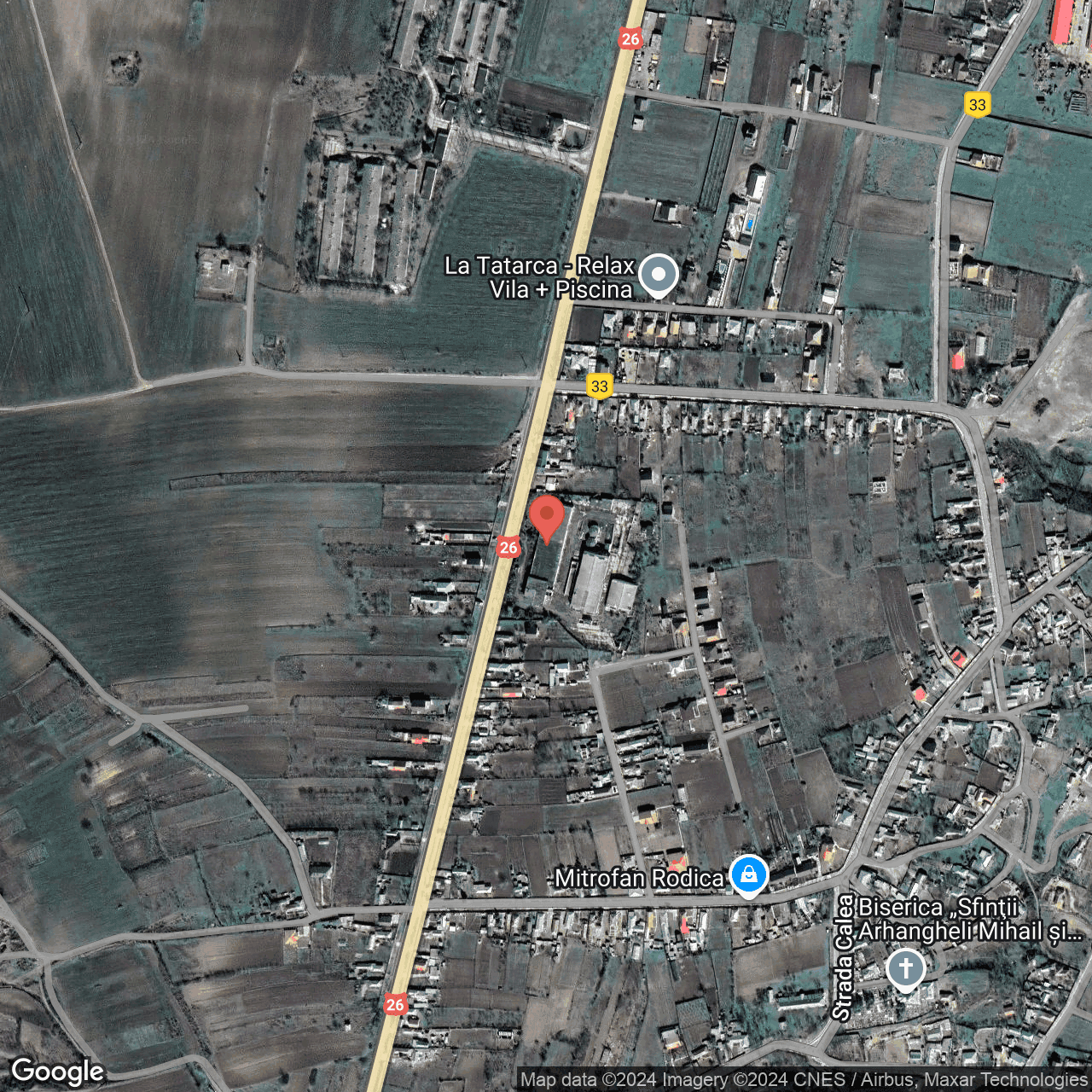 Poza harta hybrid, zoom 16, adresa Șivița, Com. Tulucești, , judetul