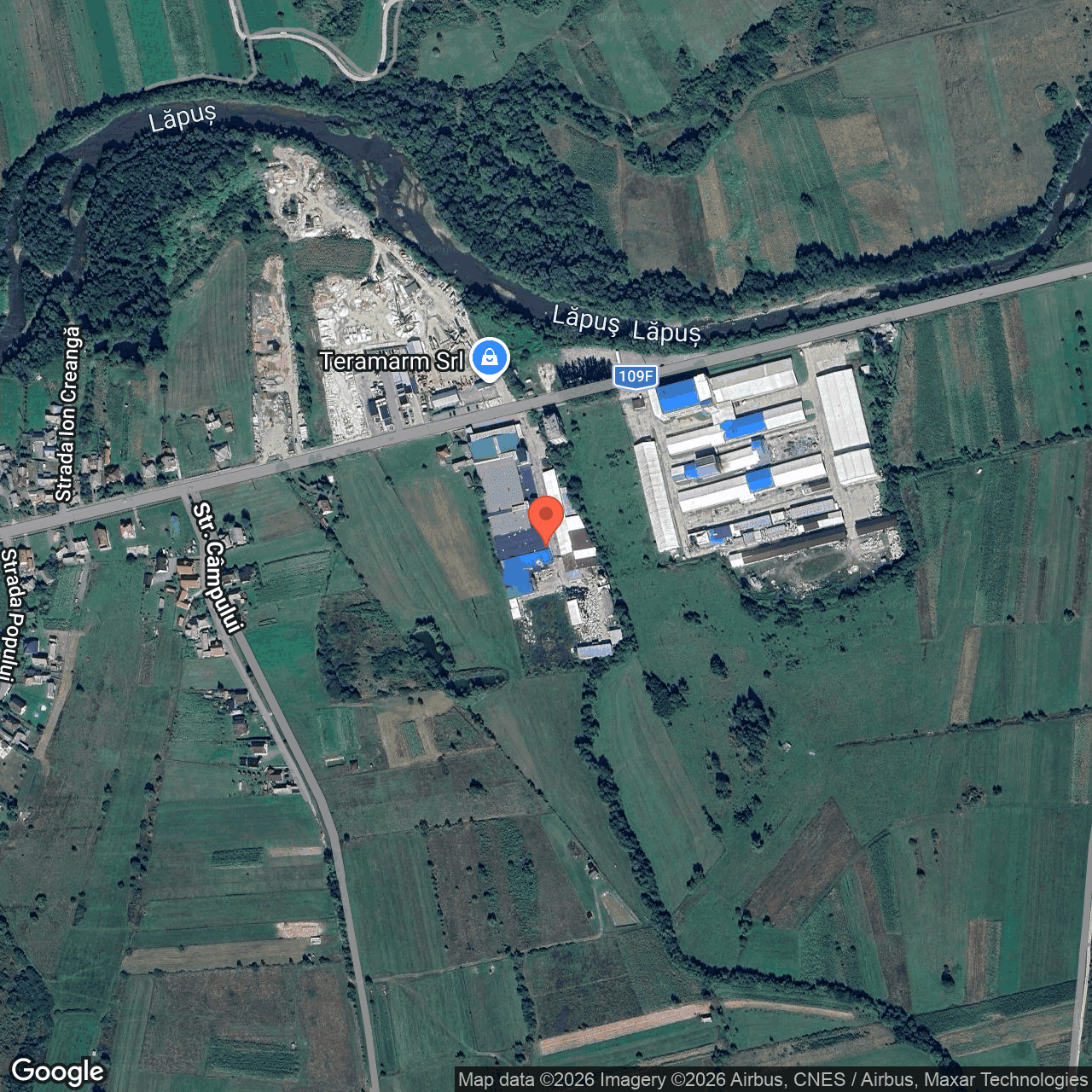Poza harta hybrid, zoom 16, adresa Targu Lapus Maramures, , judetul