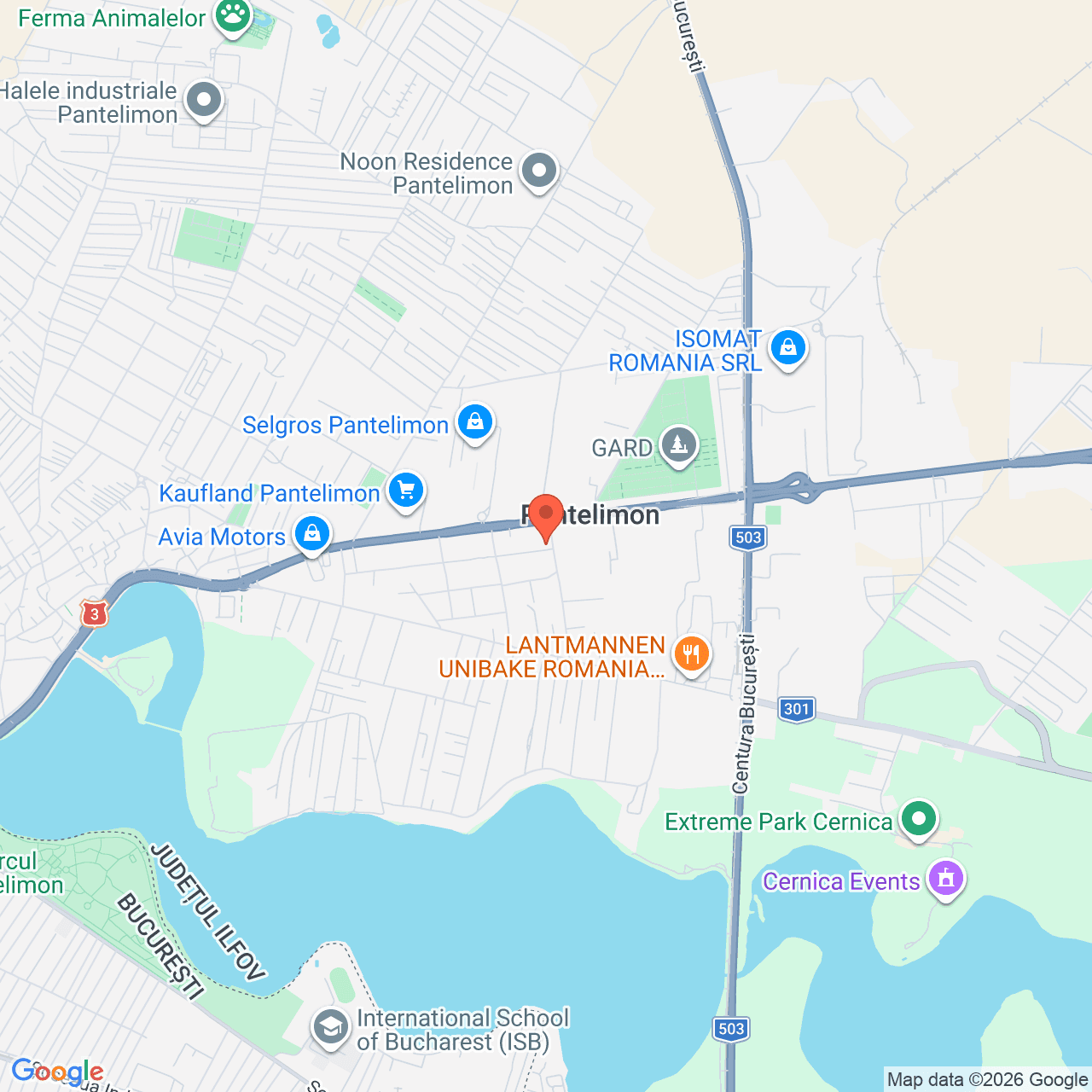 Poza harta streetview, zoom 14, adresa strada Orizontului nr. 2b, Pantelimon Ilfov, , judetul