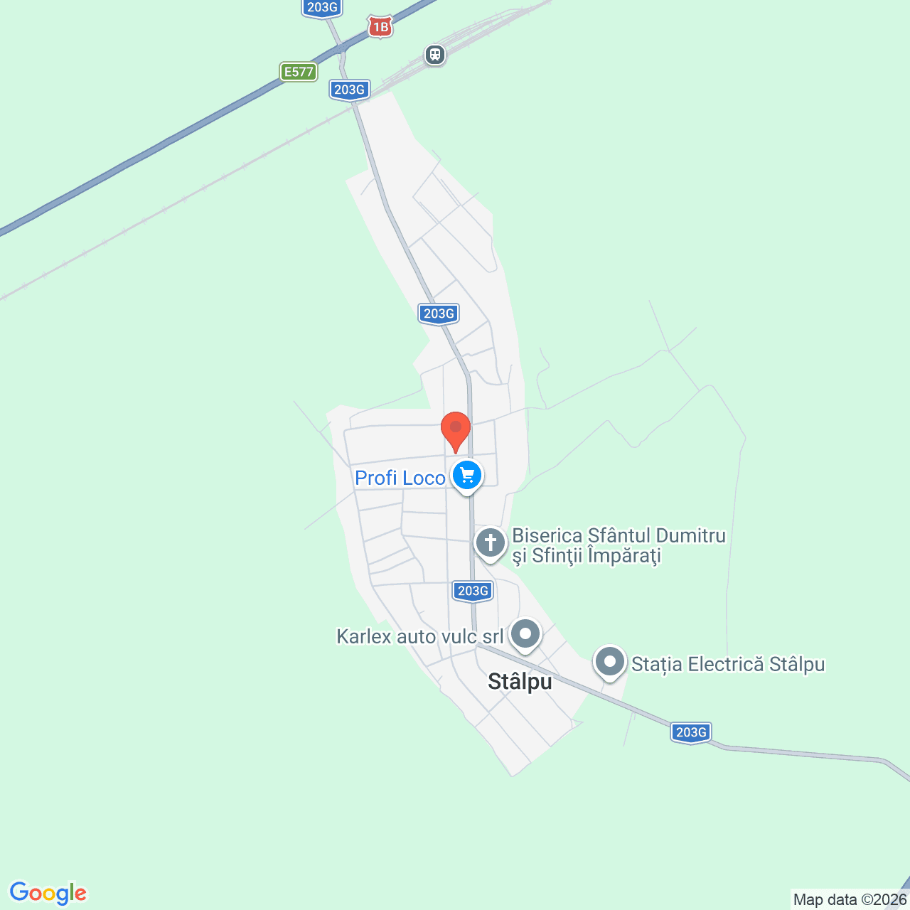 Poza harta streetview, zoom 14, adresa Stalpu strada Florilor judet Buzau, , judetul