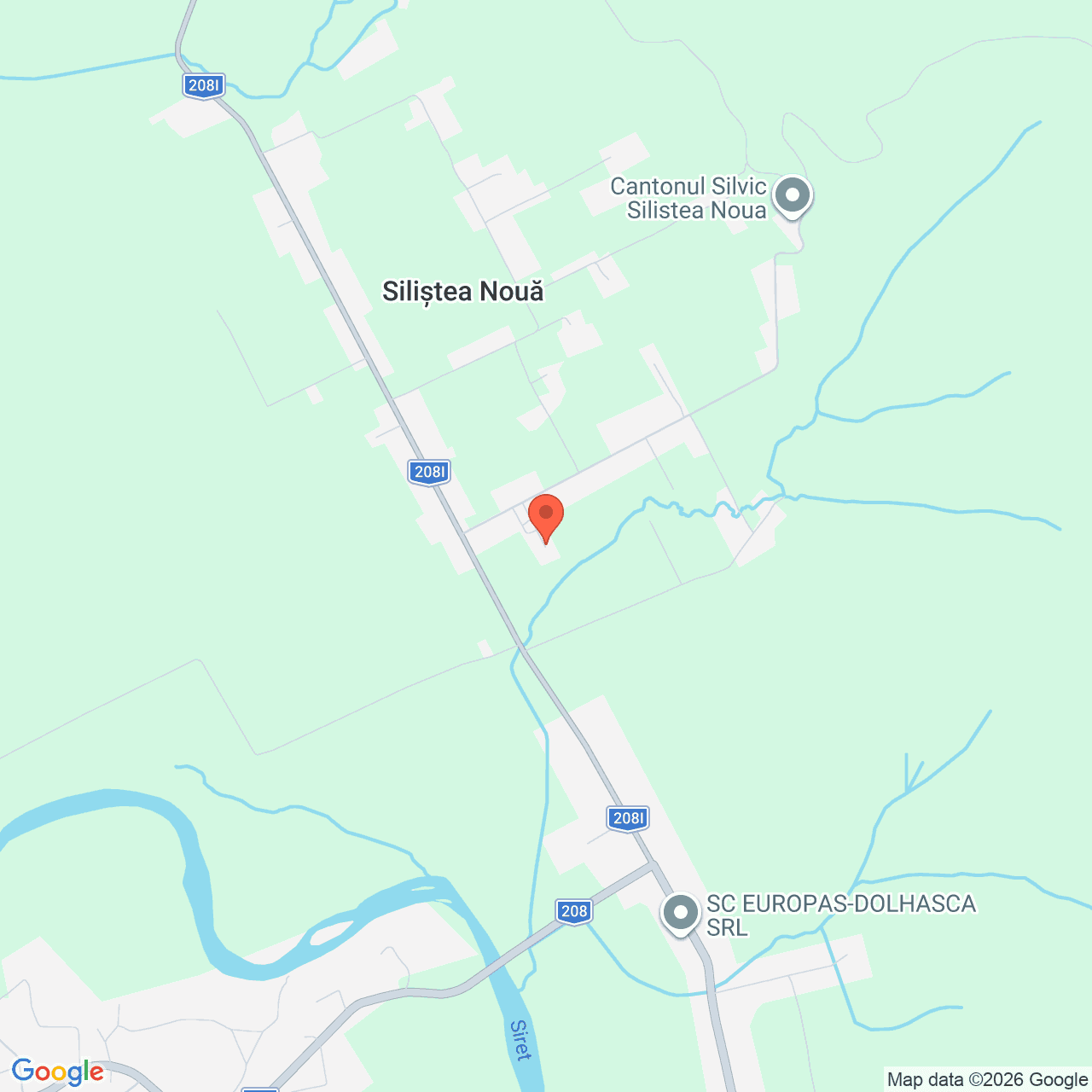 Poza harta streetview, zoom 14, adresa Silistea Noua, oras Dolhasca, nr.67, jud.Suceava, , judetul
