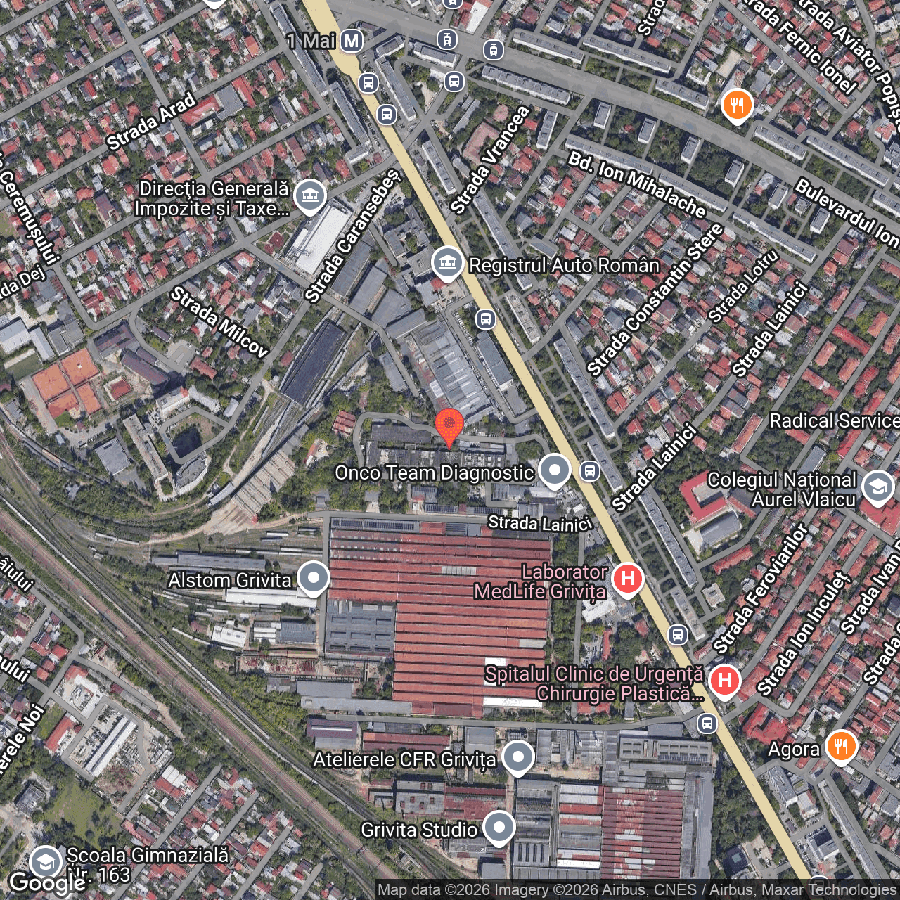 Poza harta hybrid, zoom 16, adresa Calea Griviței nr. 371, Sector 1, București, , judetul