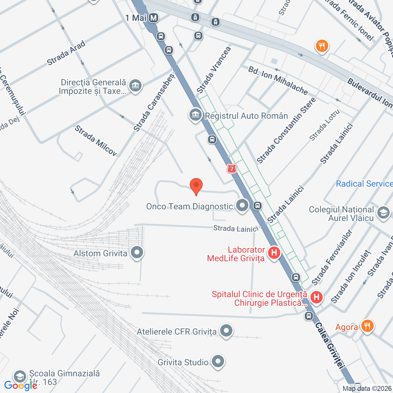 Poza harta streetview, zoom 16, adresa Calea Griviței nr. 371, Sector 1, București, , judetul