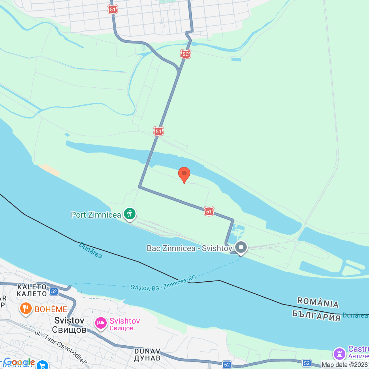 Poza harta streetview, zoom 14, adresa Str. Portului, Nr. 38, Zimnicea, , judetul
