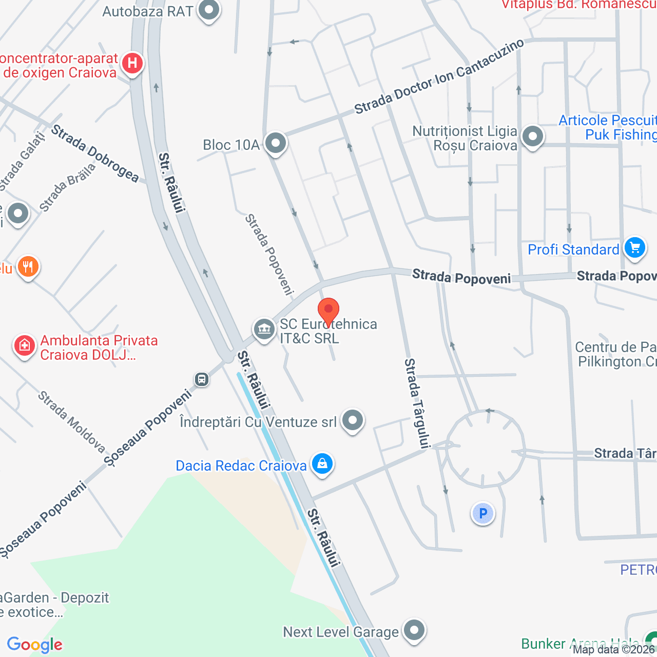 Poza harta streetview, zoom 16, adresa Strada Targului nr. 23, Craiova, judet Dolj, , judetul