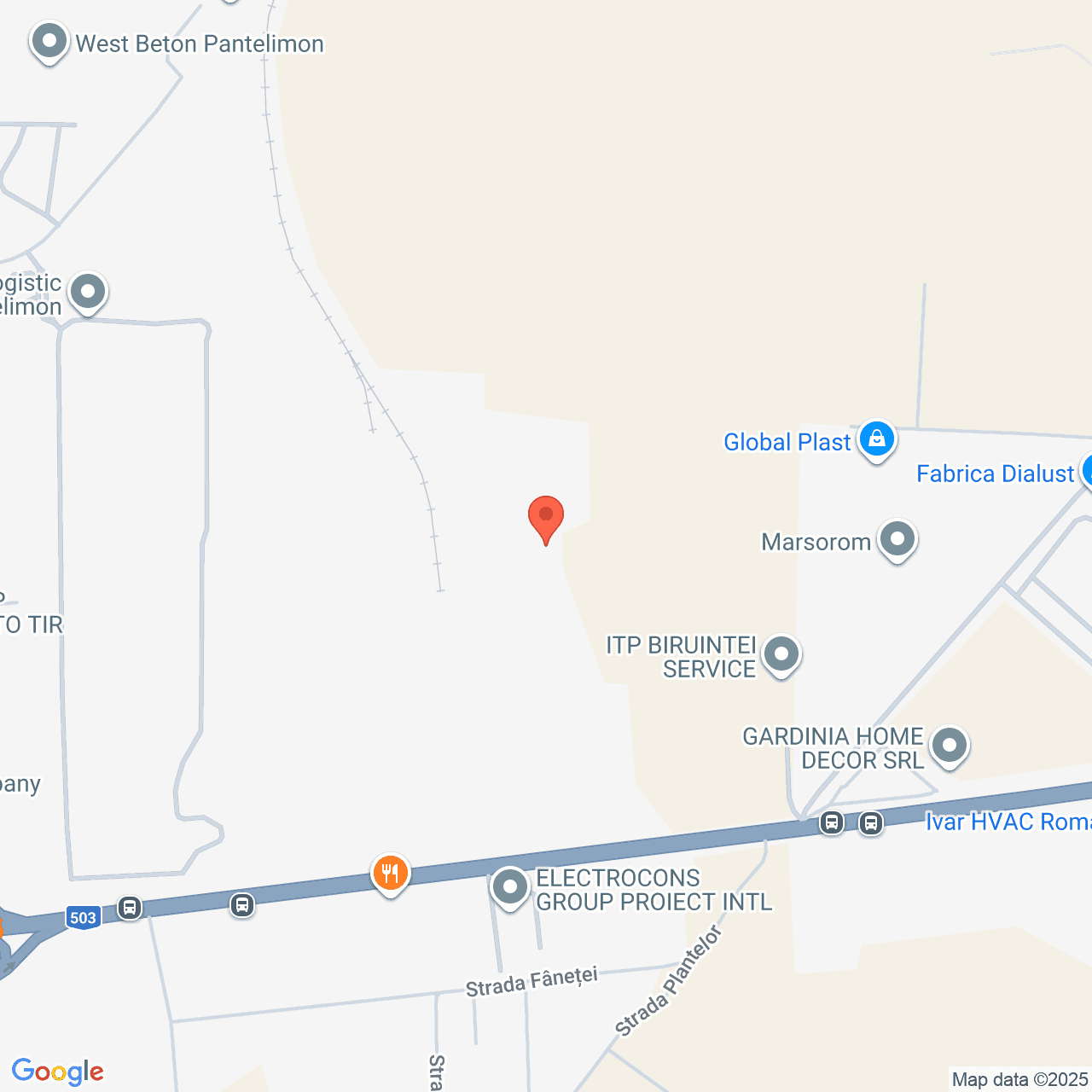 Poza harta streetview, zoom 16, adresa Pantelimon, Bld. Biruinței, Nr. 100, Jud. Ilfov, , judetul