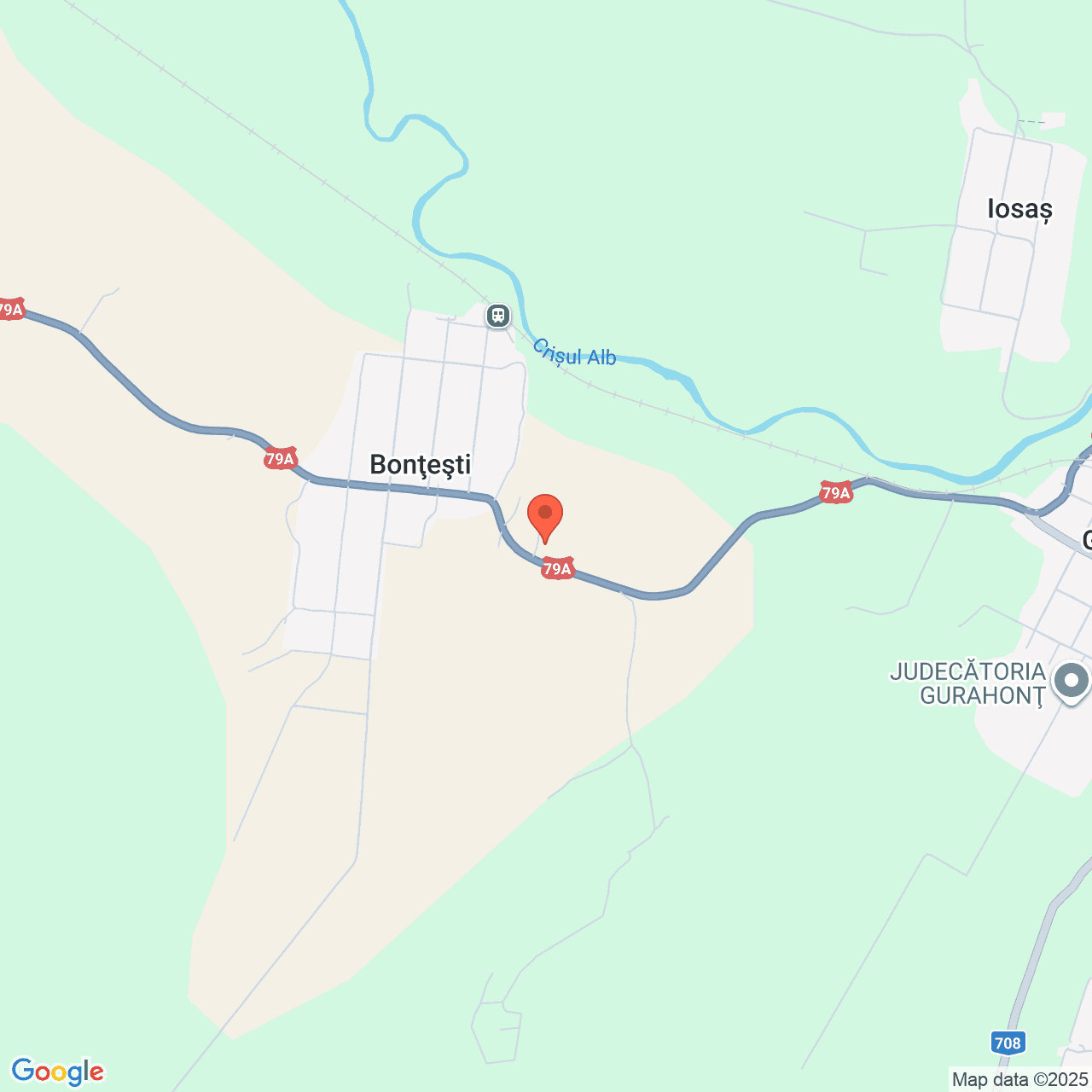 Poza harta streetview, zoom 14, adresa Bontesti, comuna Gurahont judet Arad, , judetul