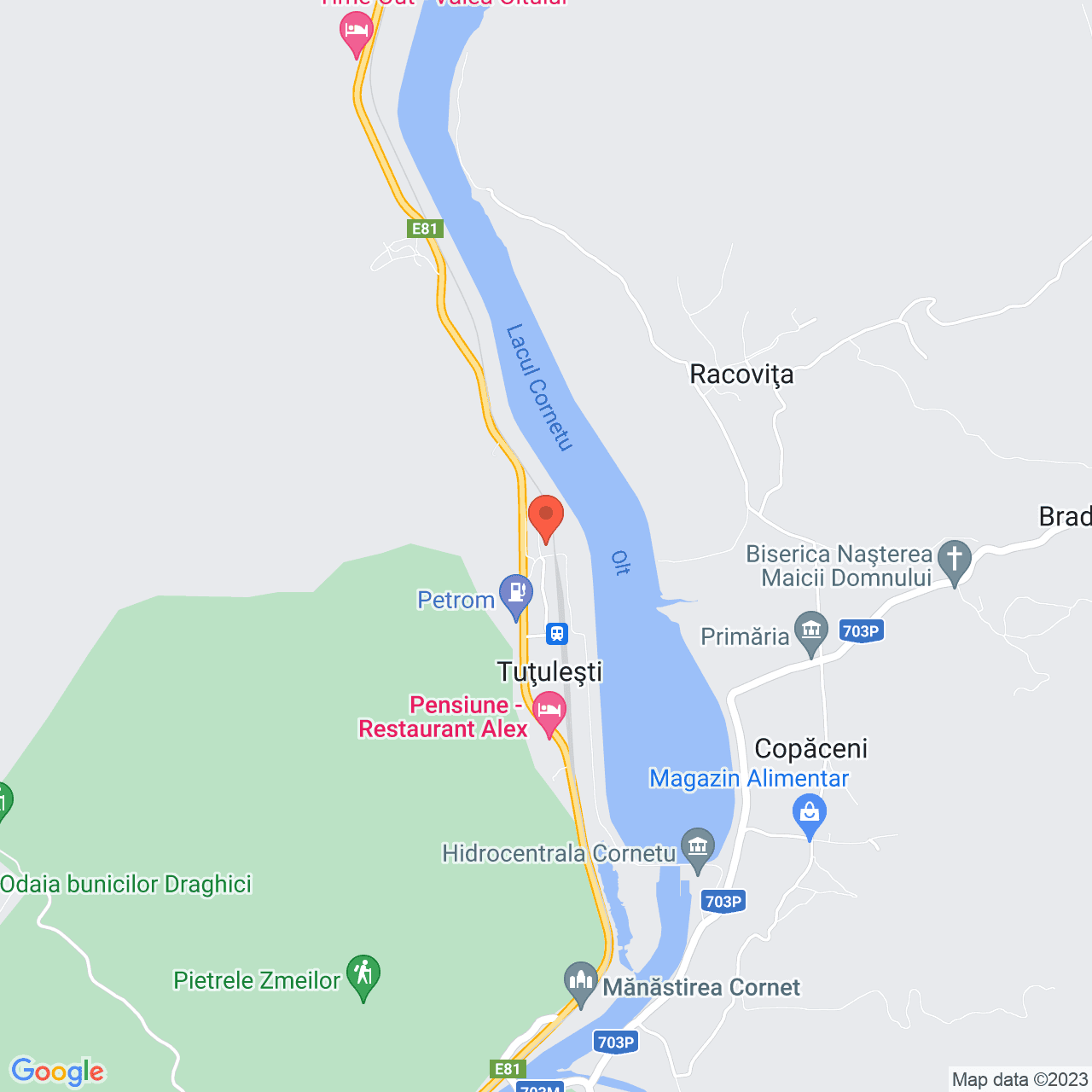 Poza harta streetview, zoom 14, adresa Racovita Valcea, , judetul