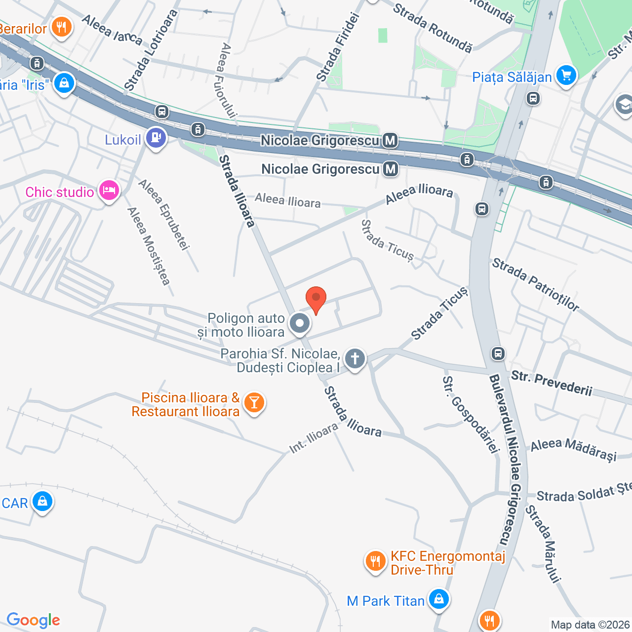Poza harta streetview, zoom 16, adresa Bucuresti, str Ilioara nr 15, , judetul