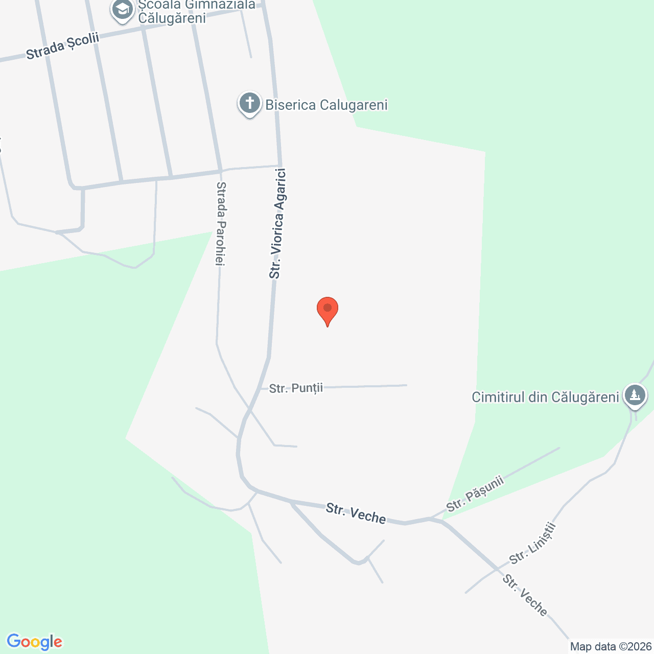 Poza harta streetview, zoom 16, adresa Calugareni, Com. Damienesti, Jud. Bacau, , judetul