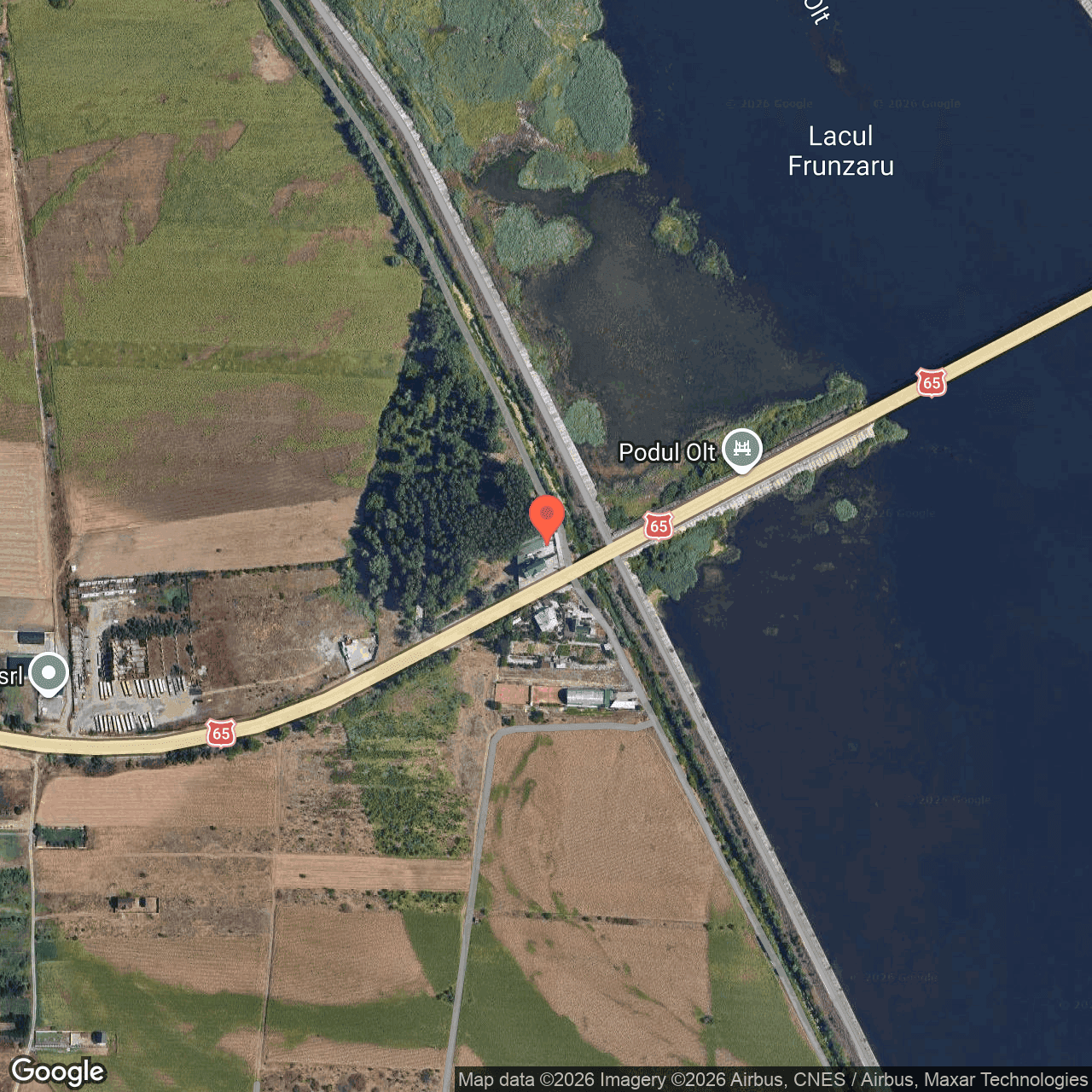 Poza harta hybrid, zoom 16, adresa Slatioara, jud. Olt, , judetul