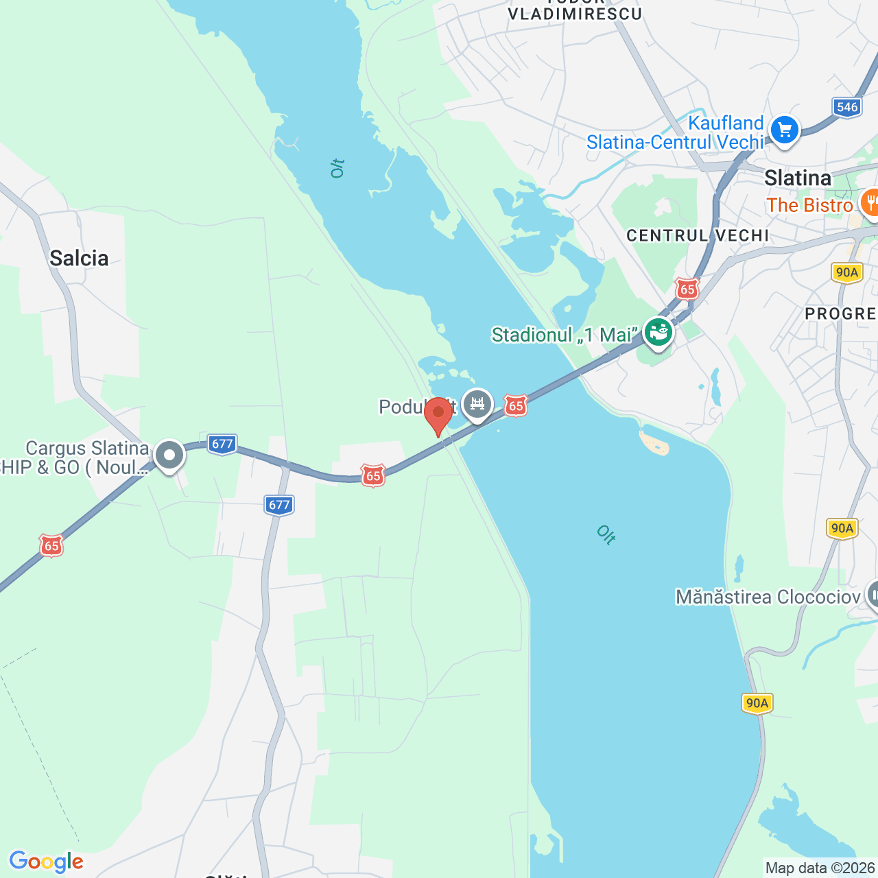 Poza harta streetview, zoom 14, adresa Slatioara, jud. Olt, , judetul