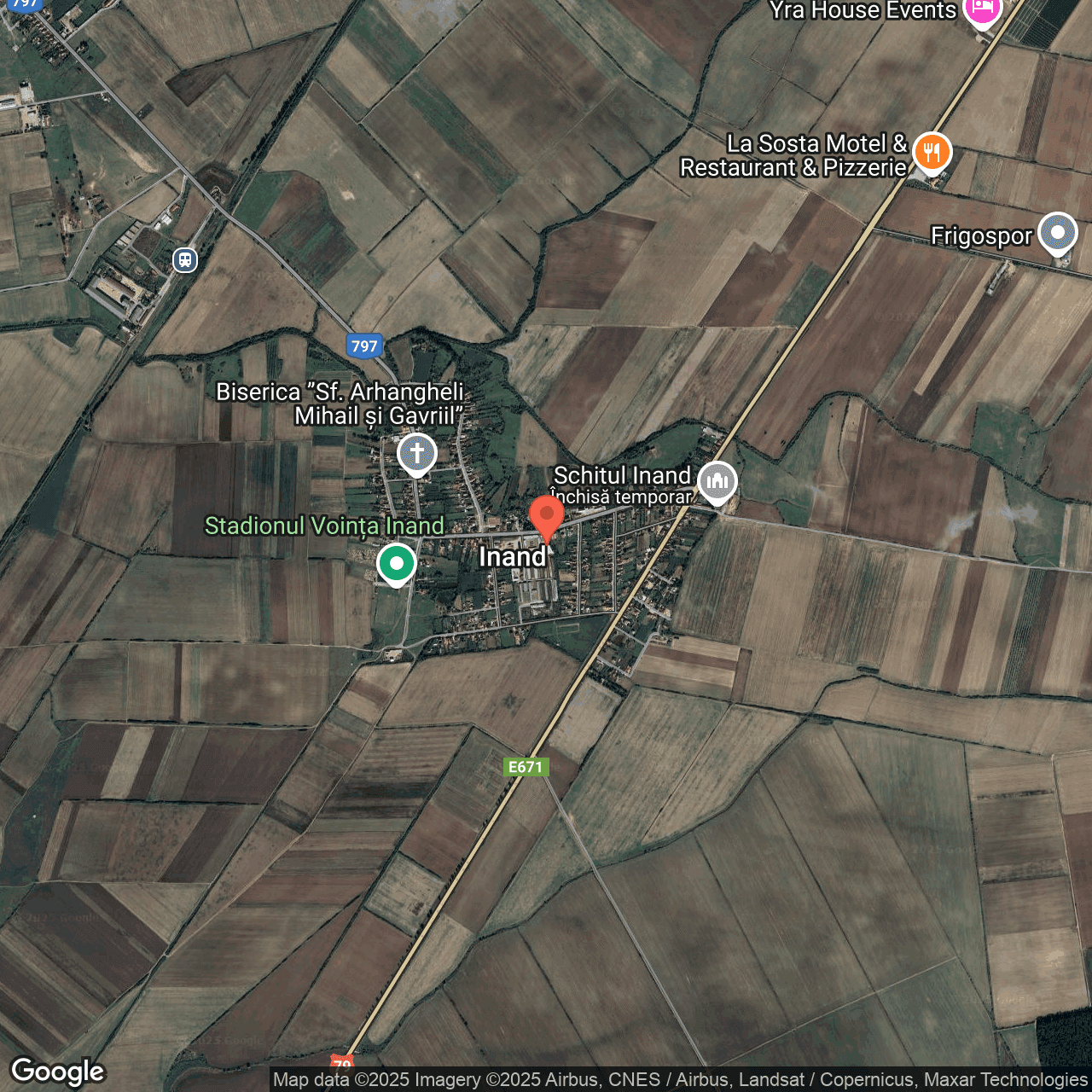 Poza harta hybrid, zoom 14, adresa Inand Cefa, , judetul