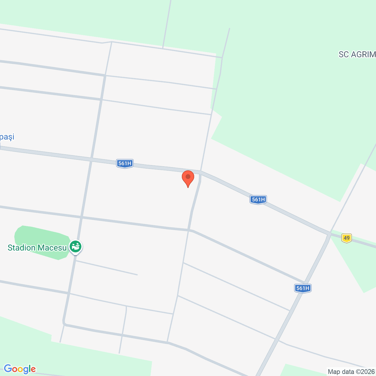 Poza harta streetview, zoom 16, adresa Macesu de Sus, judet Dolj, , judetul