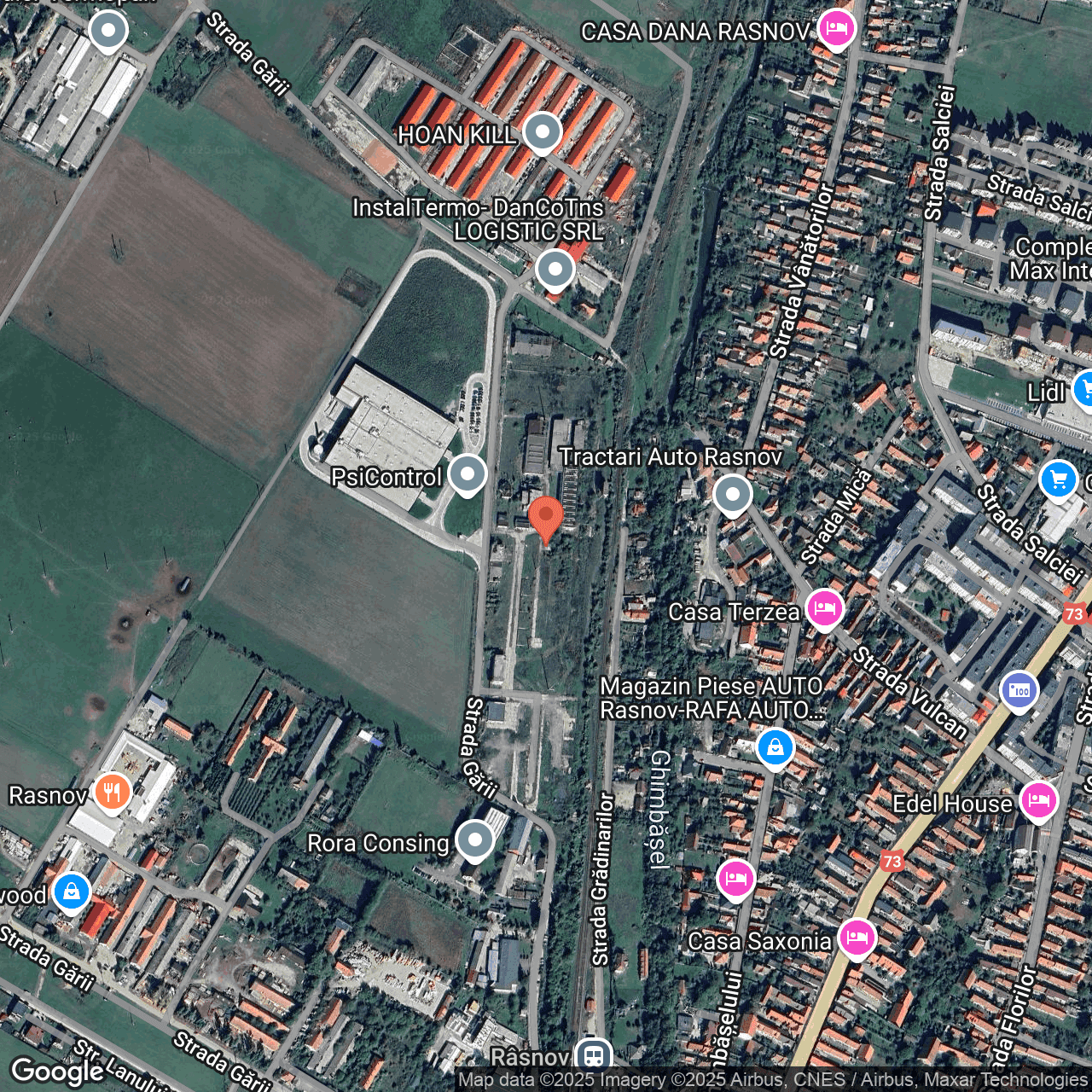 Poza harta hybrid, zoom 16, adresa Râşnov, str. Gării nr.6, , judetul