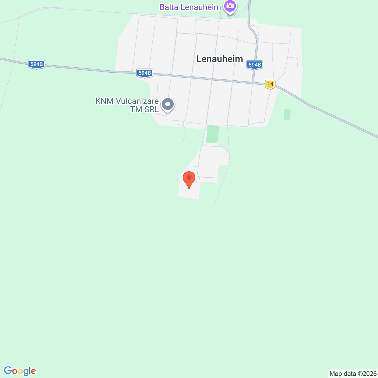Poza harta streetview, zoom 14, adresa Lenauheim judet Timis, , judetul