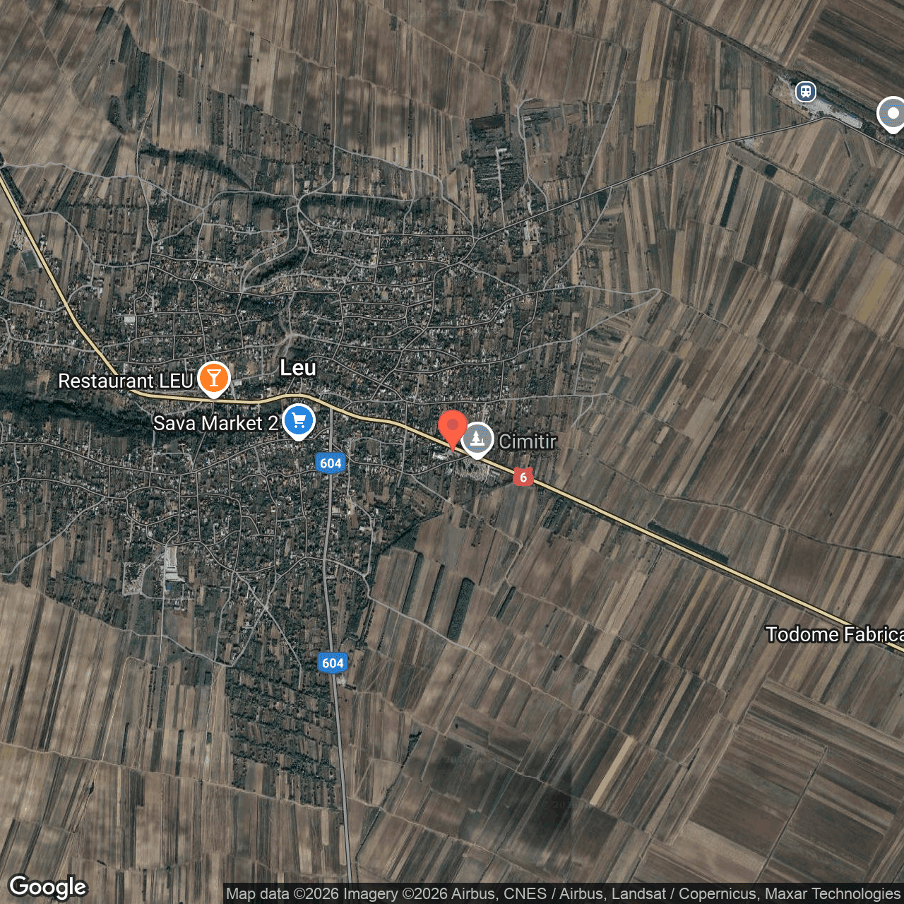 Poza harta hybrid, zoom 14, adresa Leu Dolj, , judetul