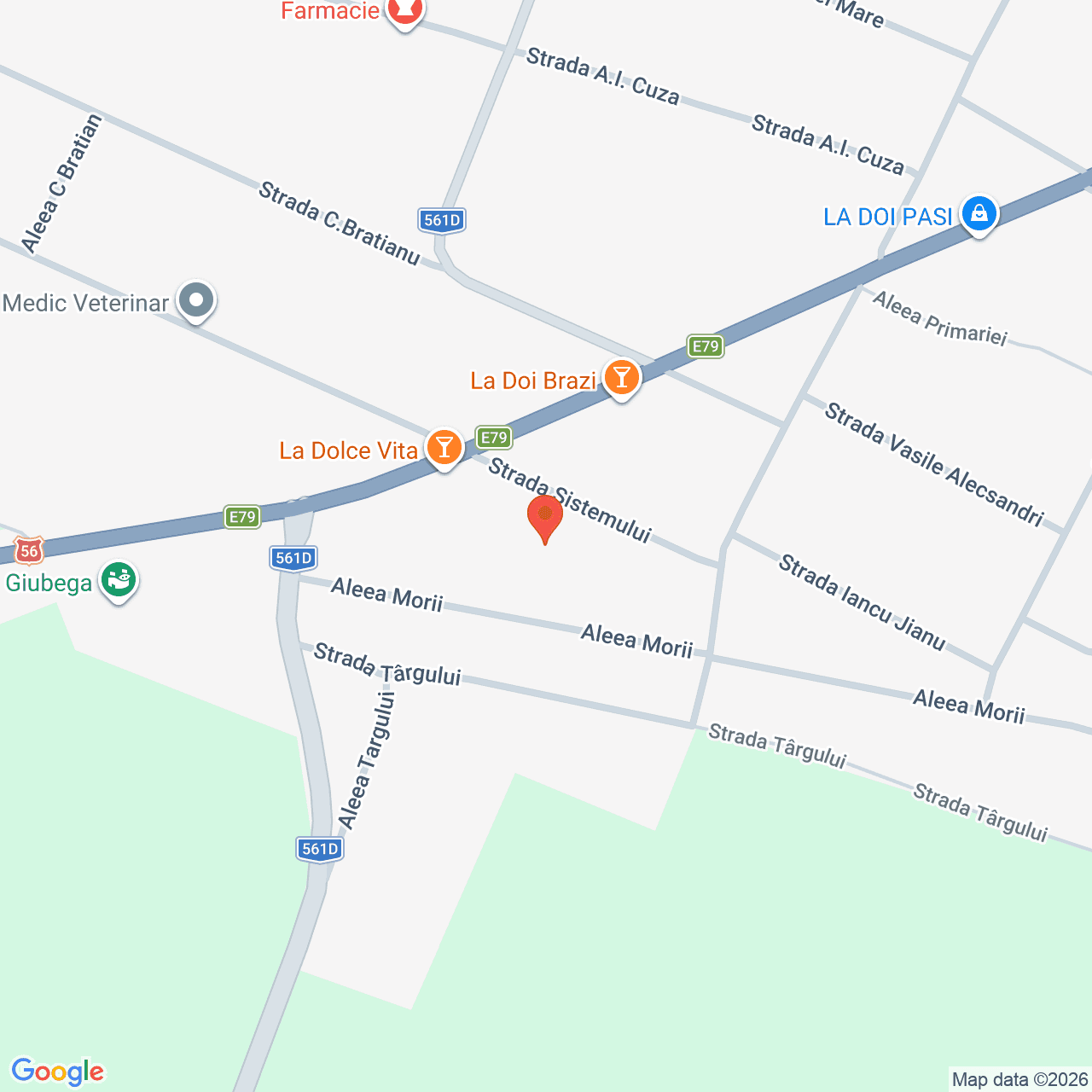 Poza harta streetview, zoom 16, adresa Strada Sistemului, Giubega, judet Dolj, , judetul