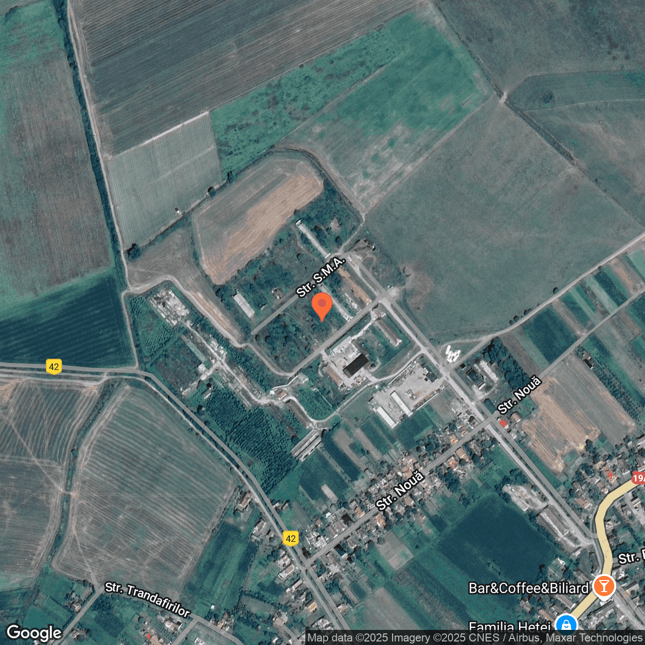 Poza harta hybrid, zoom 16, adresa Beltiug, str. SMA, , judetul