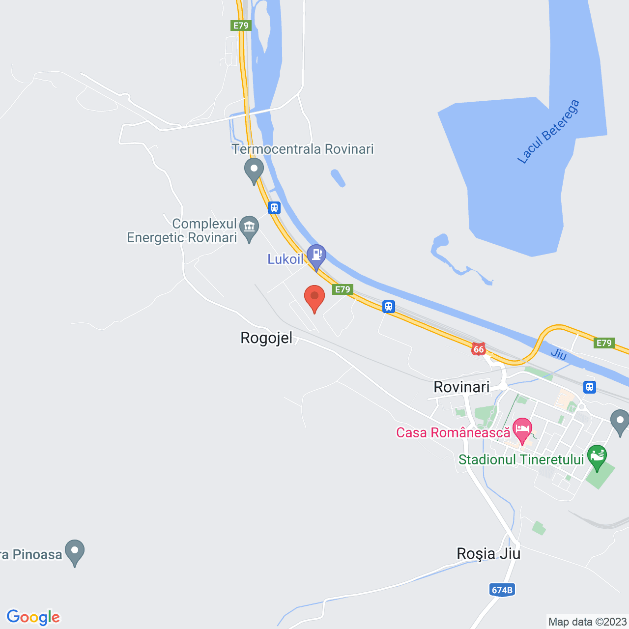 Poza harta streetview, zoom 14, adresa Energeticianului 1 Rovinari, , judetul