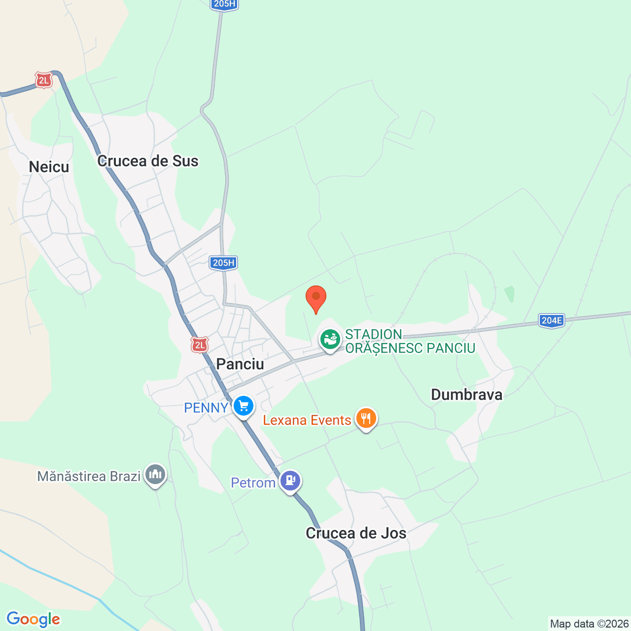 Poza harta streetview, zoom 14, adresa Panciu, strada Titu Maiorescu nr. 4, , judetul