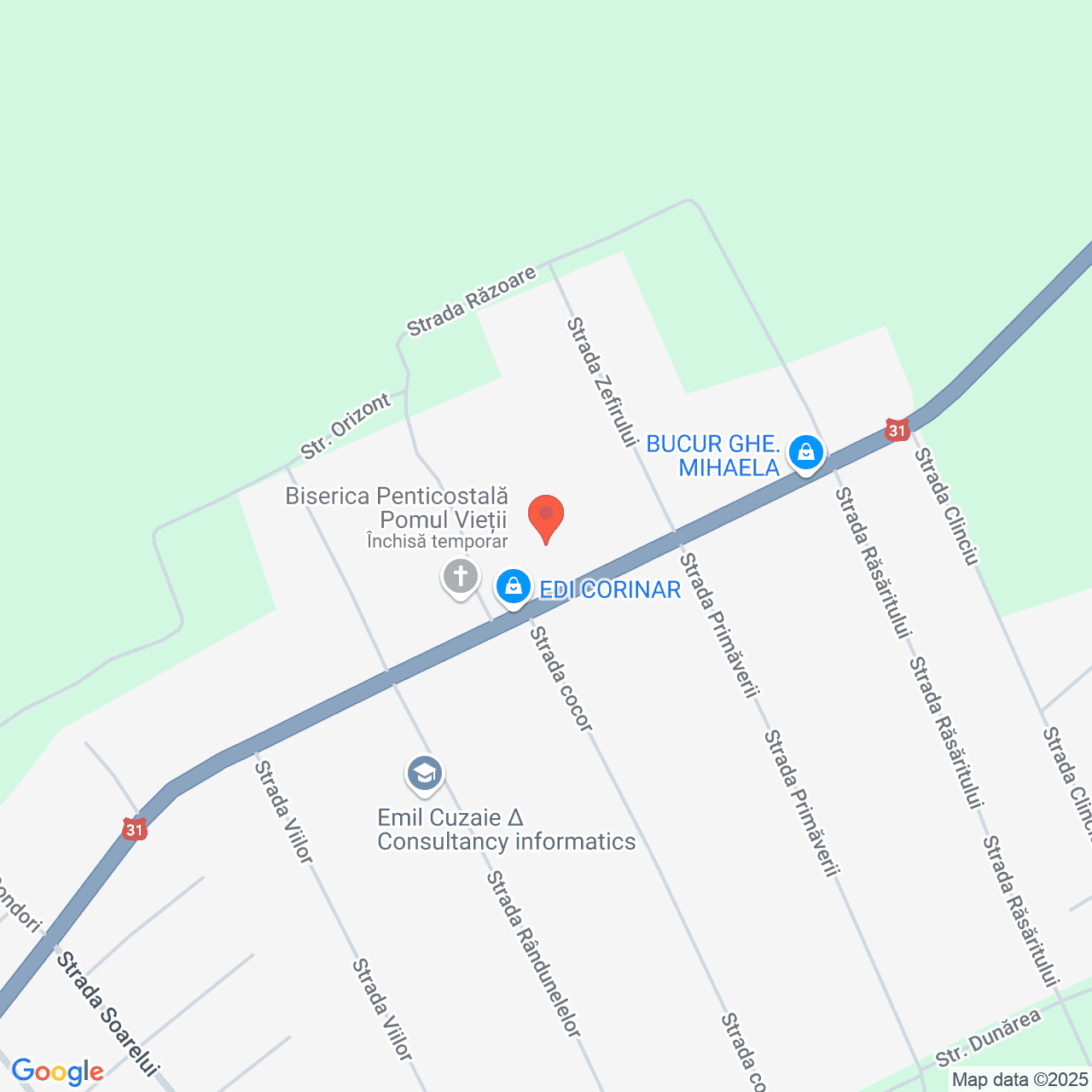 Poza harta streetview, zoom 16, adresa Spantov Calarasi, , judetul