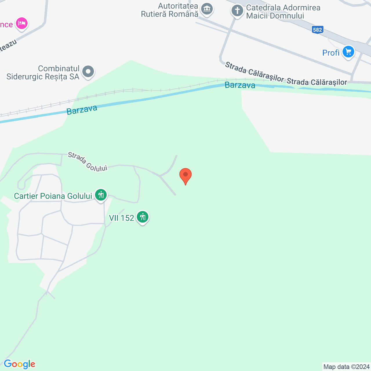 Poza harta streetview, zoom 16, adresa Resita judet Caras Severin , , judetul