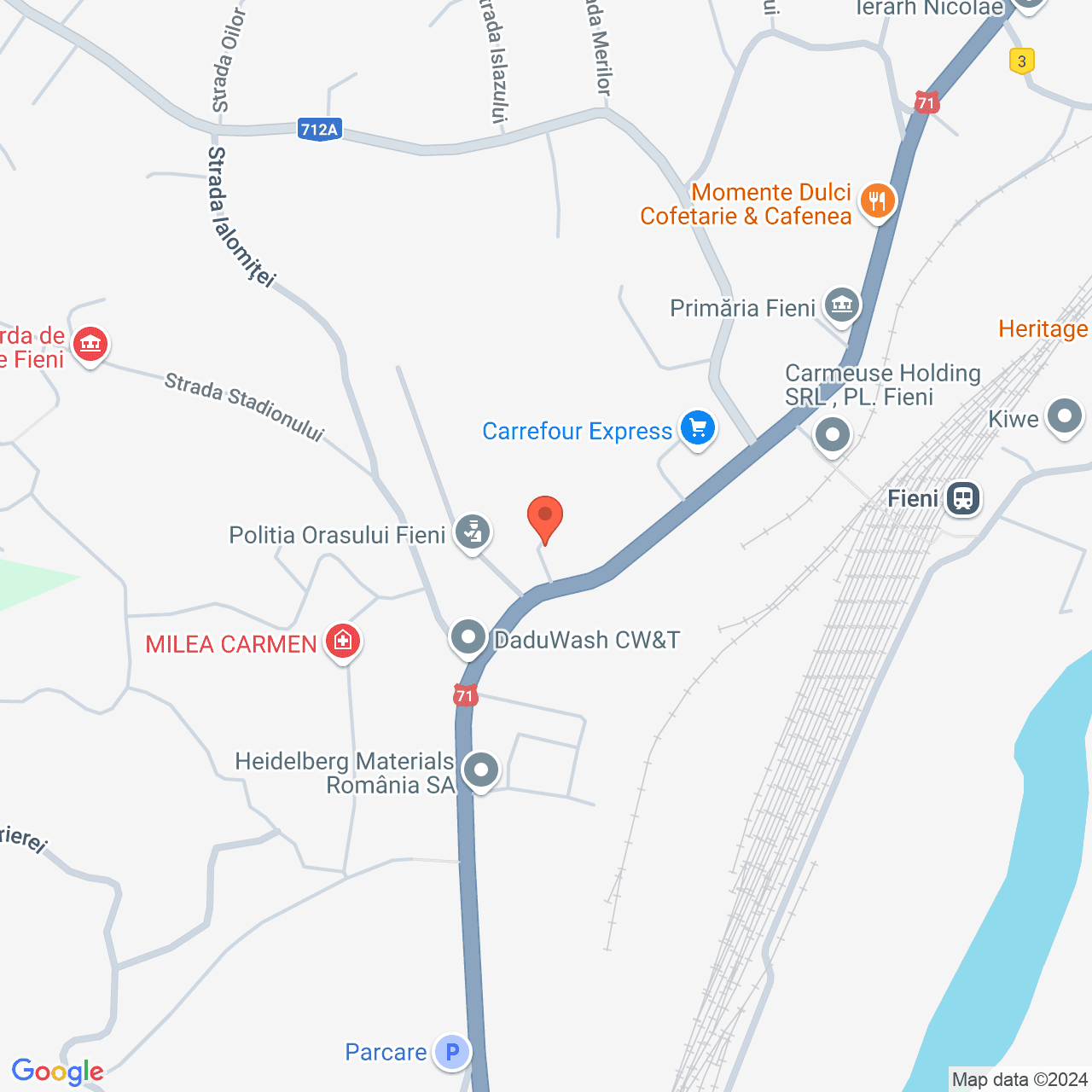 Poza harta streetview, zoom 16, adresa Fieni, str. Linia Mică, nr. 2, , judetul