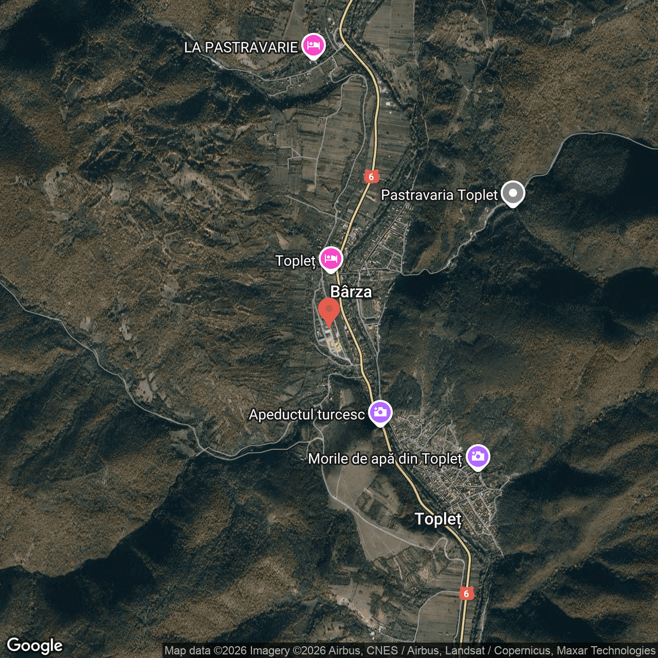 Poza harta hybrid, zoom 14, adresa Toplet Caras Severin, , judetul