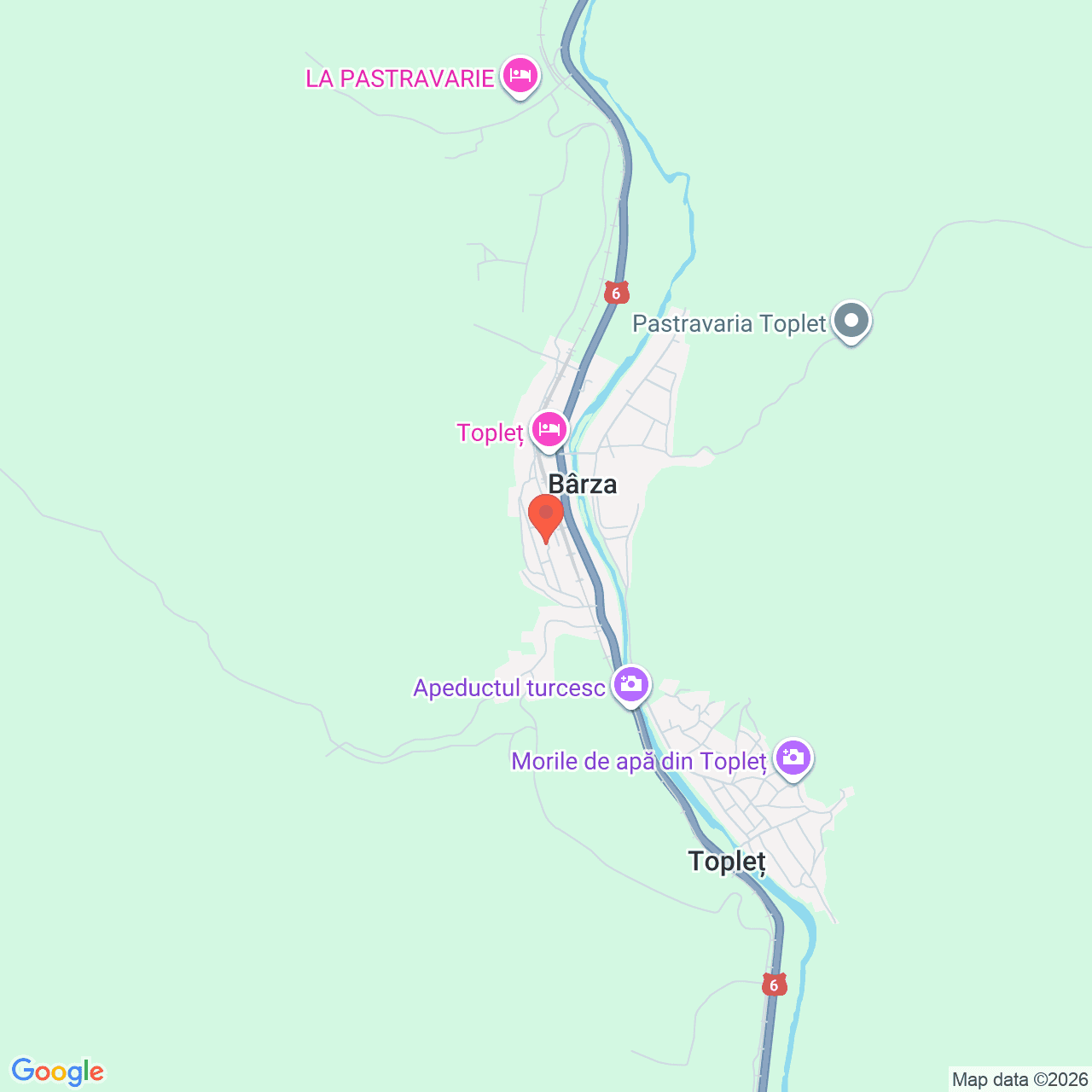 Poza harta streetview, zoom 14, adresa Toplet Caras Severin, , judetul