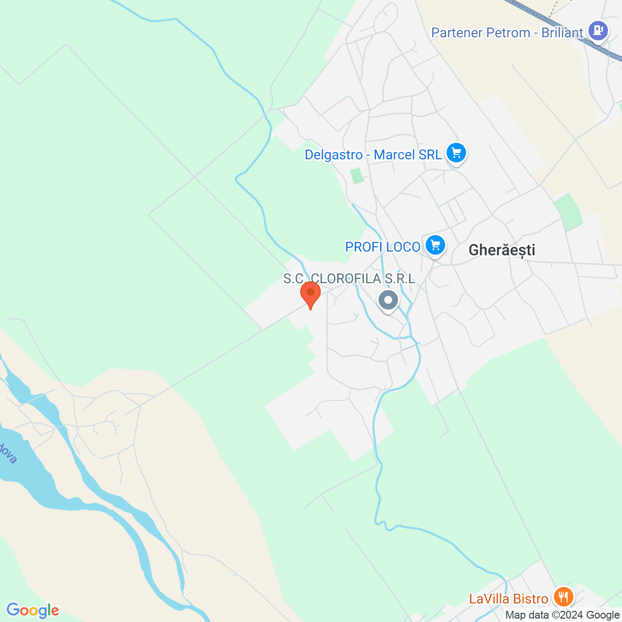 Poza harta streetview, zoom 14, adresa rada Moldoveni, nr. 47, comuna Gheraesti, , judetul