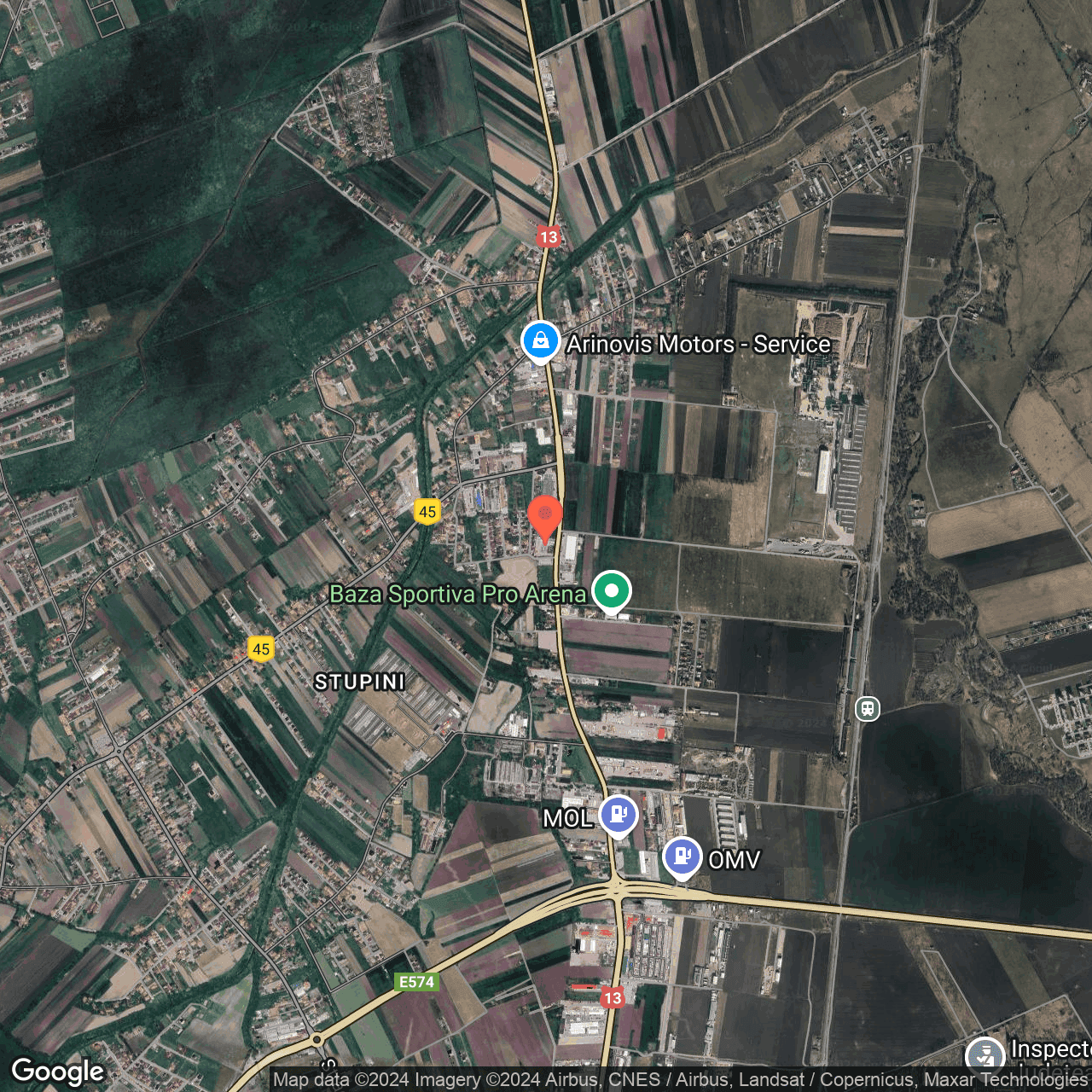 Poza harta hybrid, zoom 14, adresa Brașov, str. Feldioarei, nr. 47, , judetul