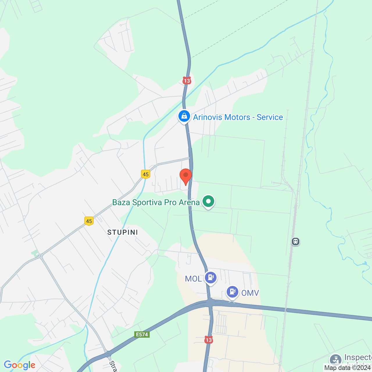 Poza harta streetview, zoom 14, adresa Brașov, str. Feldioarei, nr. 47, , judetul