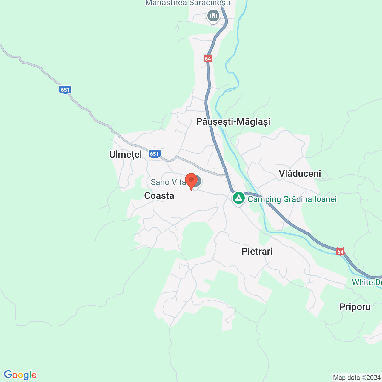 Poza harta streetview, zoom 14, adresa Pausesti Maglasi judet Valcea, , judetul