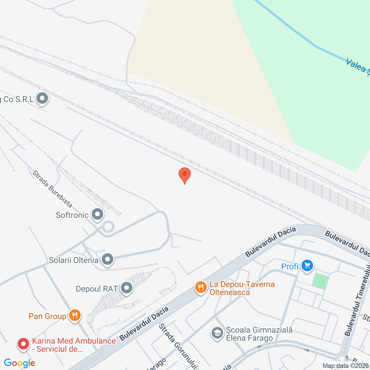 Poza harta streetview, zoom 16, adresa B-dul Dacia, nr. 5B. Craiova Dolj, , judetul