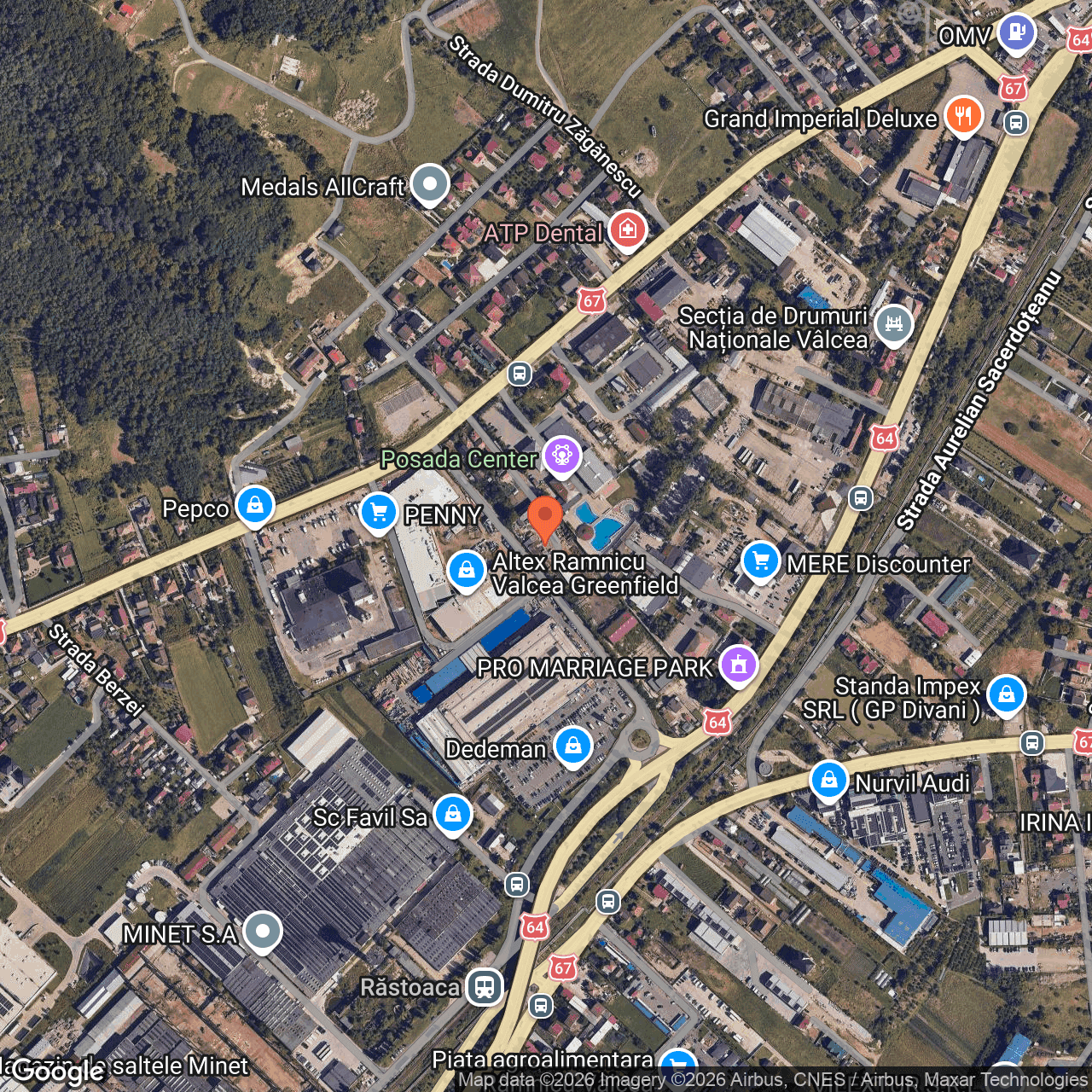 Poza harta hybrid, zoom 16, adresa Troian, Valcea, Judet Ramnicu Valcea, , judetul