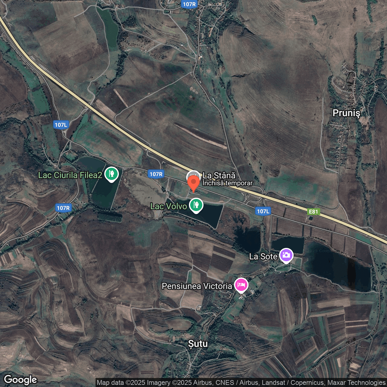 Poza harta hybrid, zoom 14, adresa Ciurila Cluj, , judetul