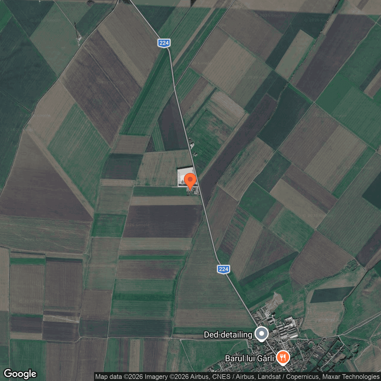 Poza harta hybrid, zoom 14, adresa Tortomanu Judet Constanta, Sos. DJ 224 nr. 5, , judetul