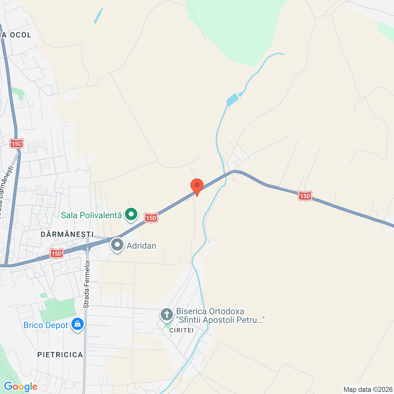 Poza harta streetview, zoom 14, adresa Gârcina, DN15D, Jud. Neamț, , judetul