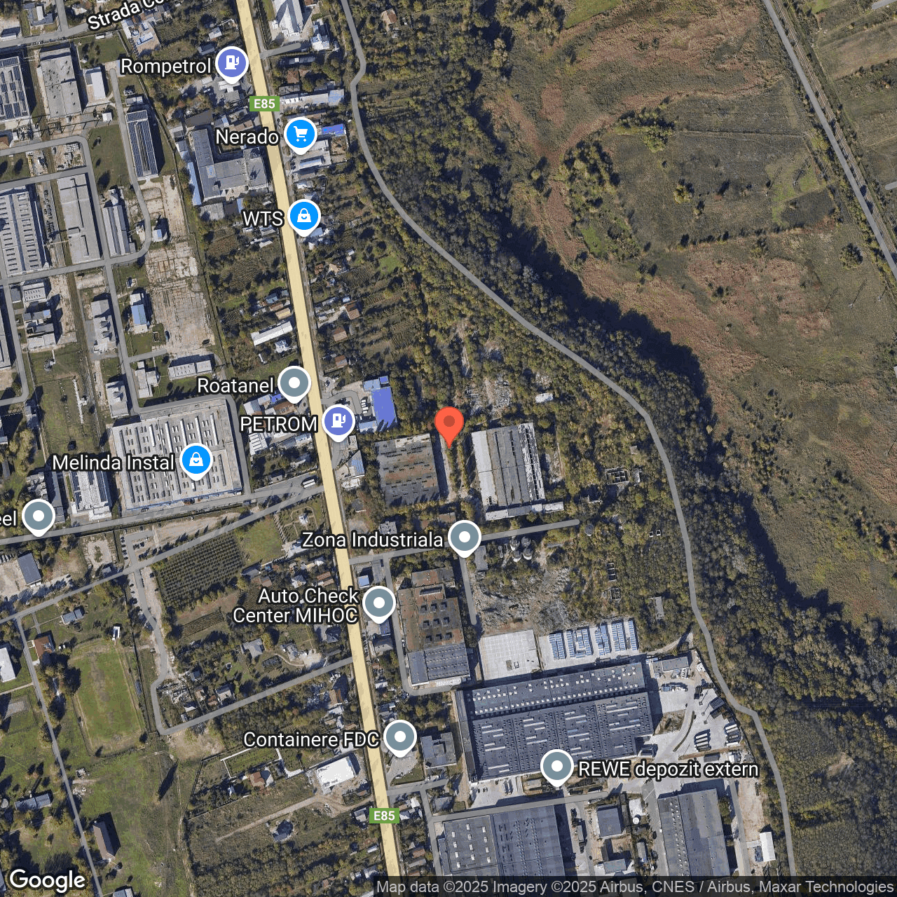 Poza harta hybrid, zoom 16, adresa Bacau, Calea Republicii nr.193, , judetul