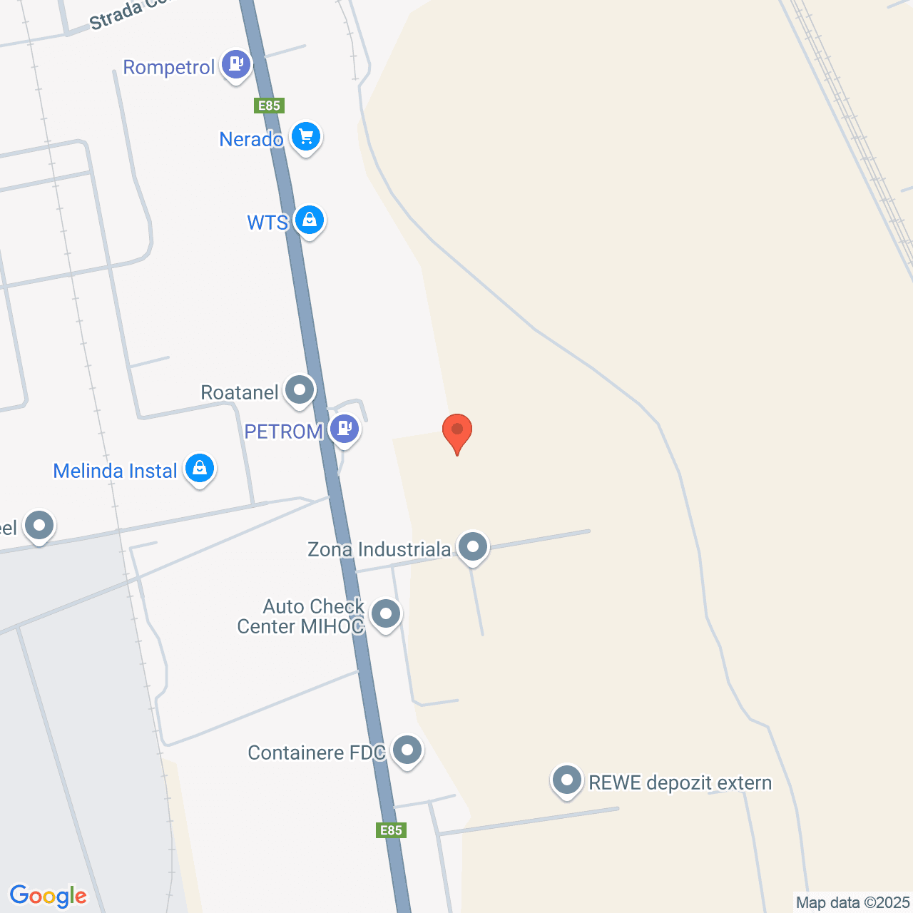 Poza harta streetview, zoom 16, adresa Bacau, Calea Republicii nr.193, , judetul